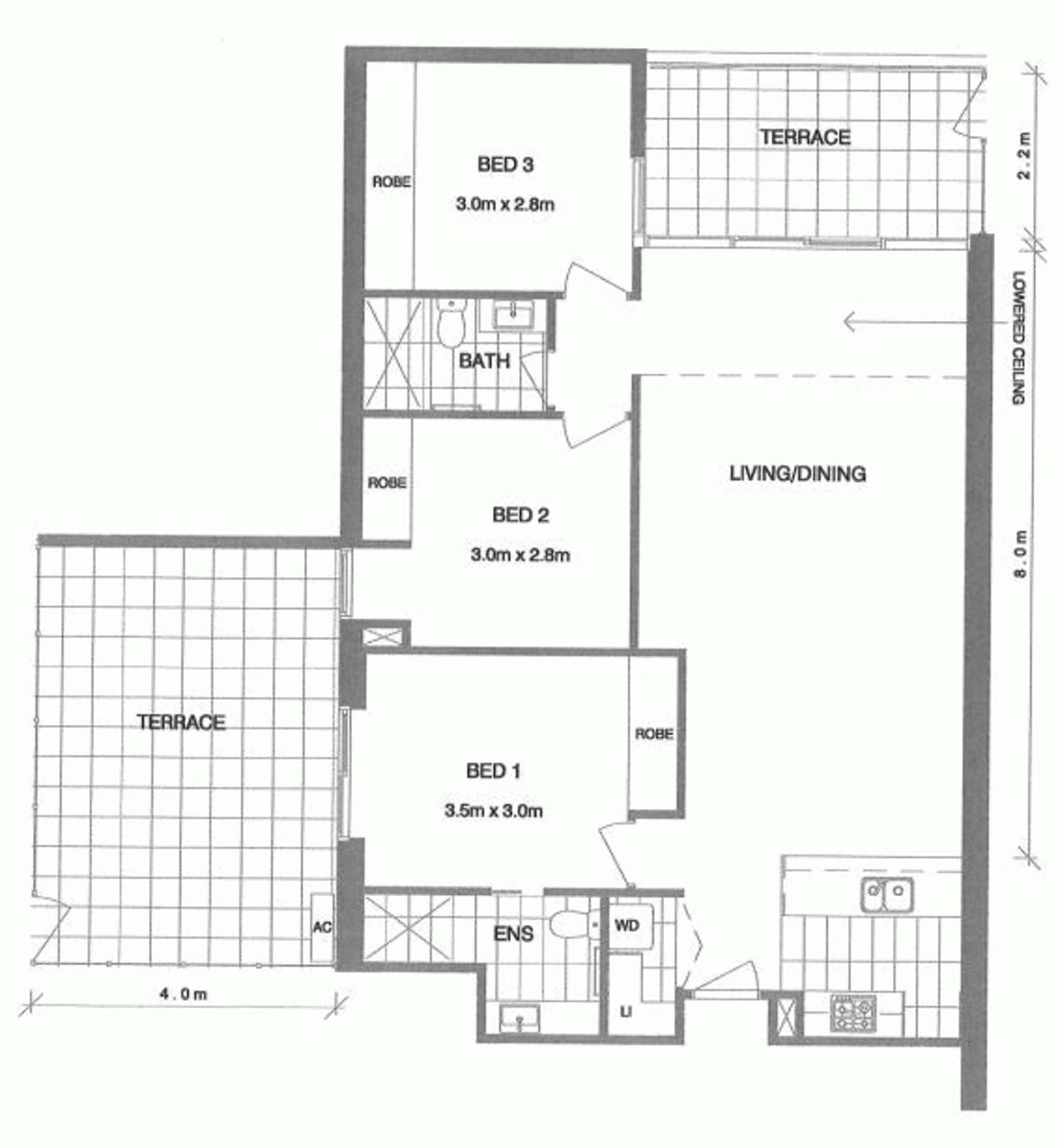 Floorplan of Homely apartment listing, 910/618 LONSDALE STREET, Melbourne VIC 3000
