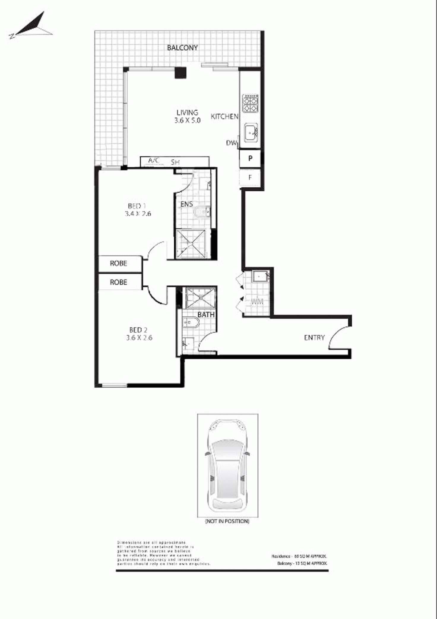 Floorplan of Homely apartment listing, 709/2 CLAREMONT STREET, South Yarra VIC 3141