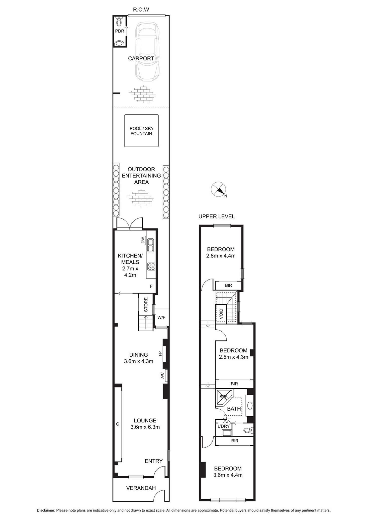 Floorplan of Homely house listing, 354 Montague Street, Albert Park VIC 3206