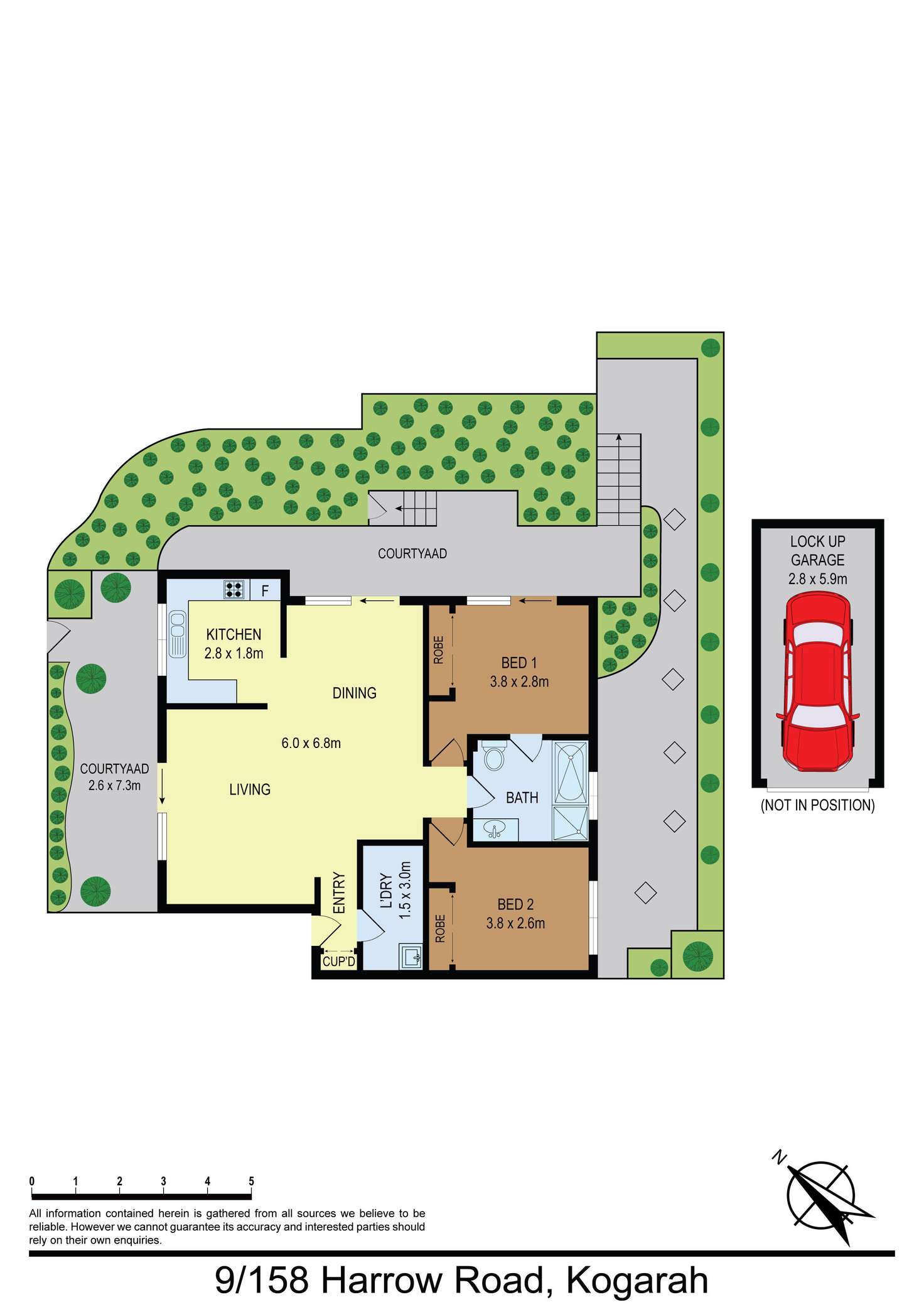 Floorplan of Homely apartment listing, 9/158-160 Harrow Road, Kogarah NSW 2217