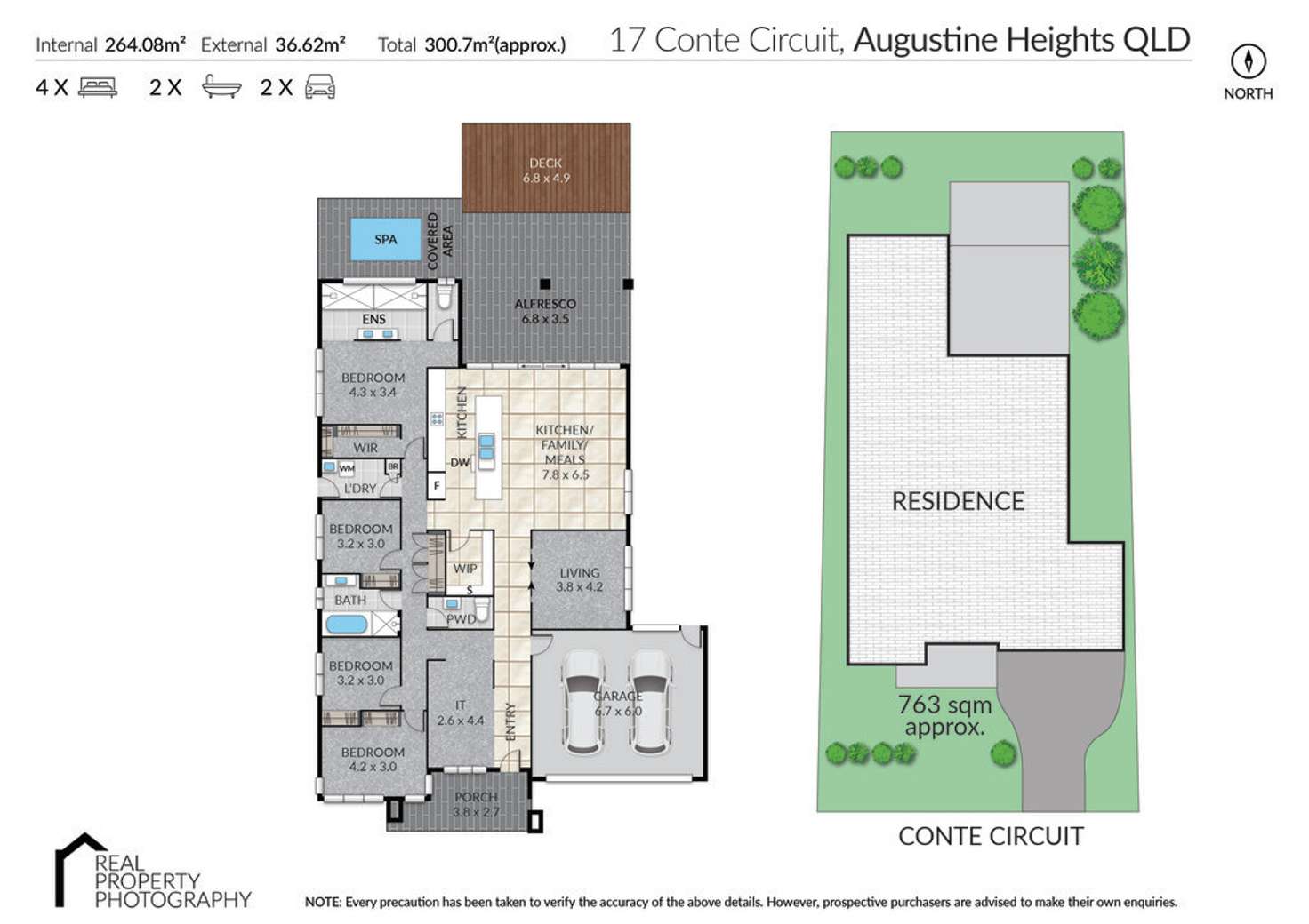 Floorplan of Homely house listing, 17 Conte Circuit, Augustine Heights QLD 4300