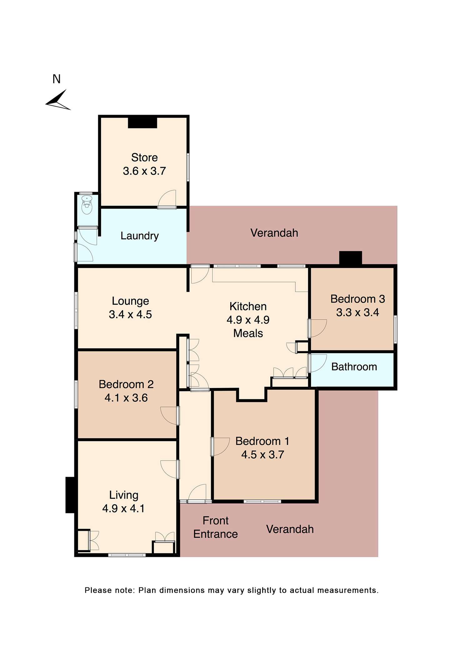 Floorplan of Homely house listing, 300 Midas Road, Miners Rest VIC 3352
