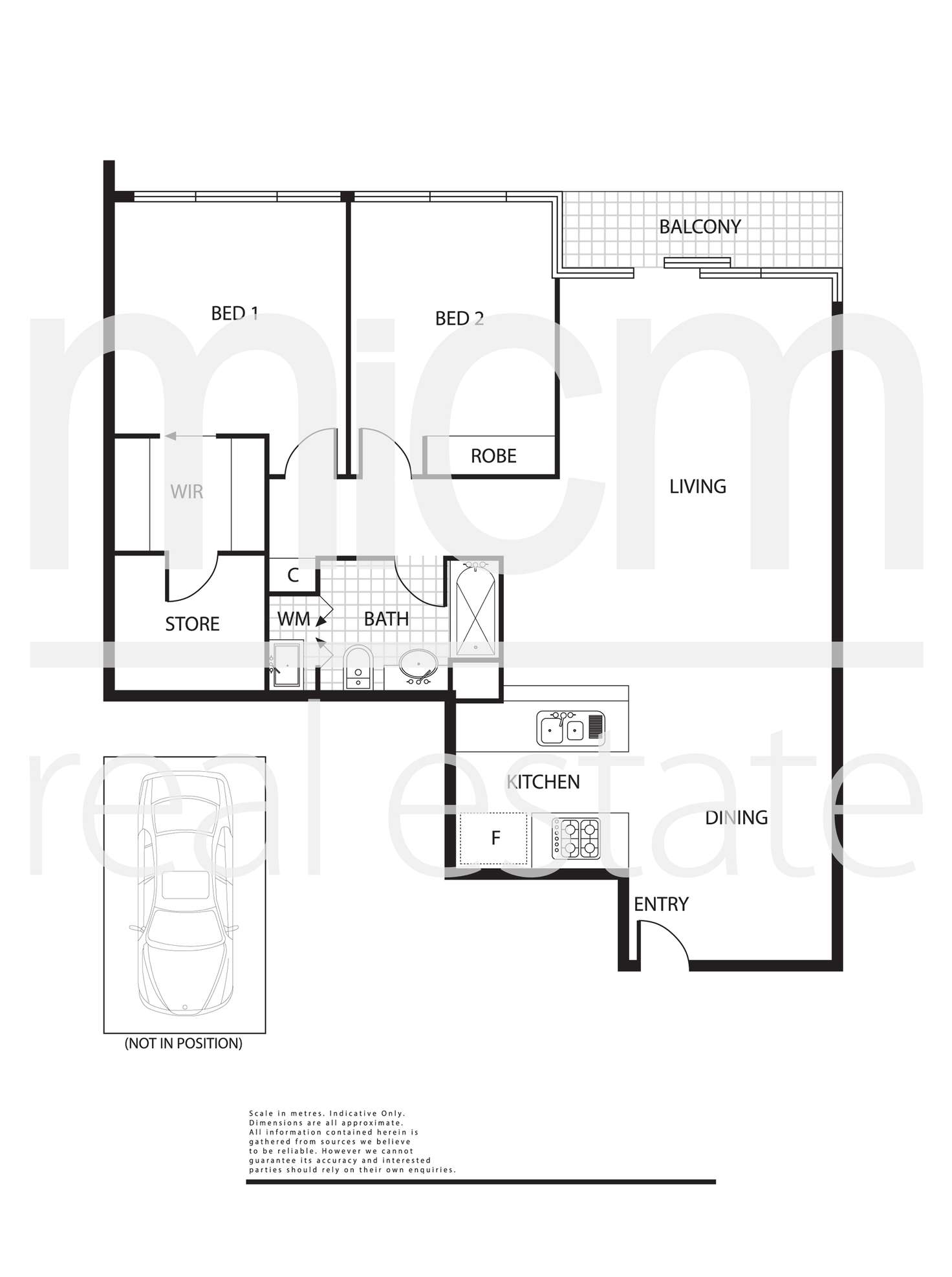 Floorplan of Homely apartment listing, 202/173 City Road, Southbank VIC 3006