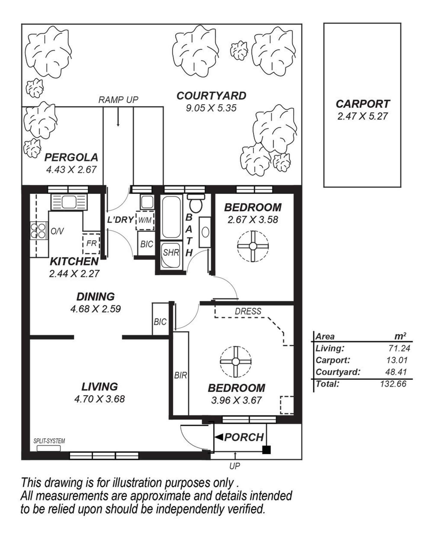 Floorplan of Homely unit listing, 5/18 Riddell Road, Holden Hill SA 5088