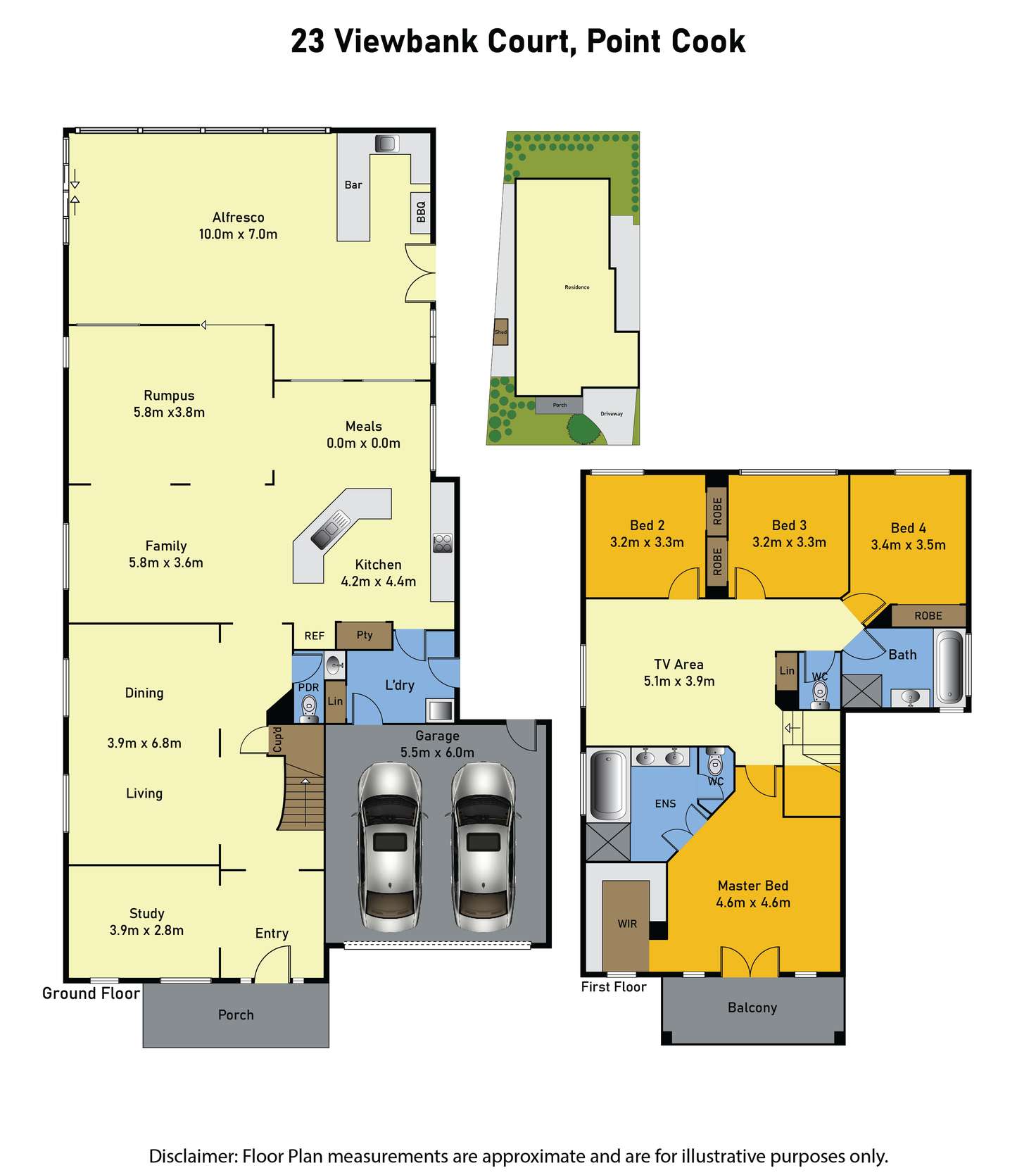 Floorplan of Homely house listing, 23 Viewbank Court, Sanctuary Lakes VIC 3030