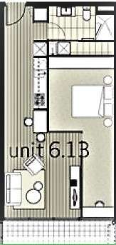 Floorplan of Homely apartment listing, 613/59 Paisley St, Footscray VIC 3011