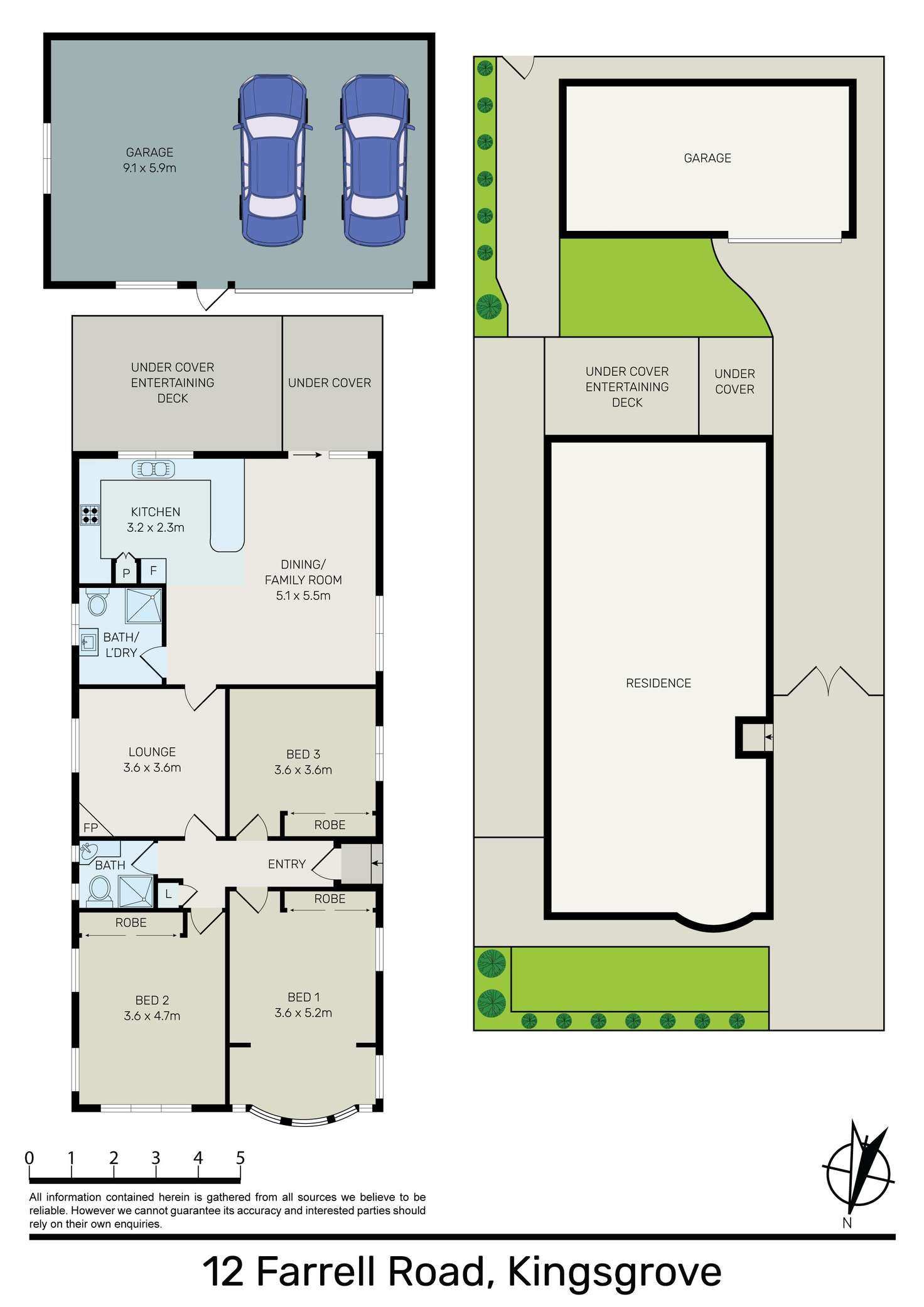 Floorplan of Homely house listing, 12 Farrell Road, Kingsgrove NSW 2208