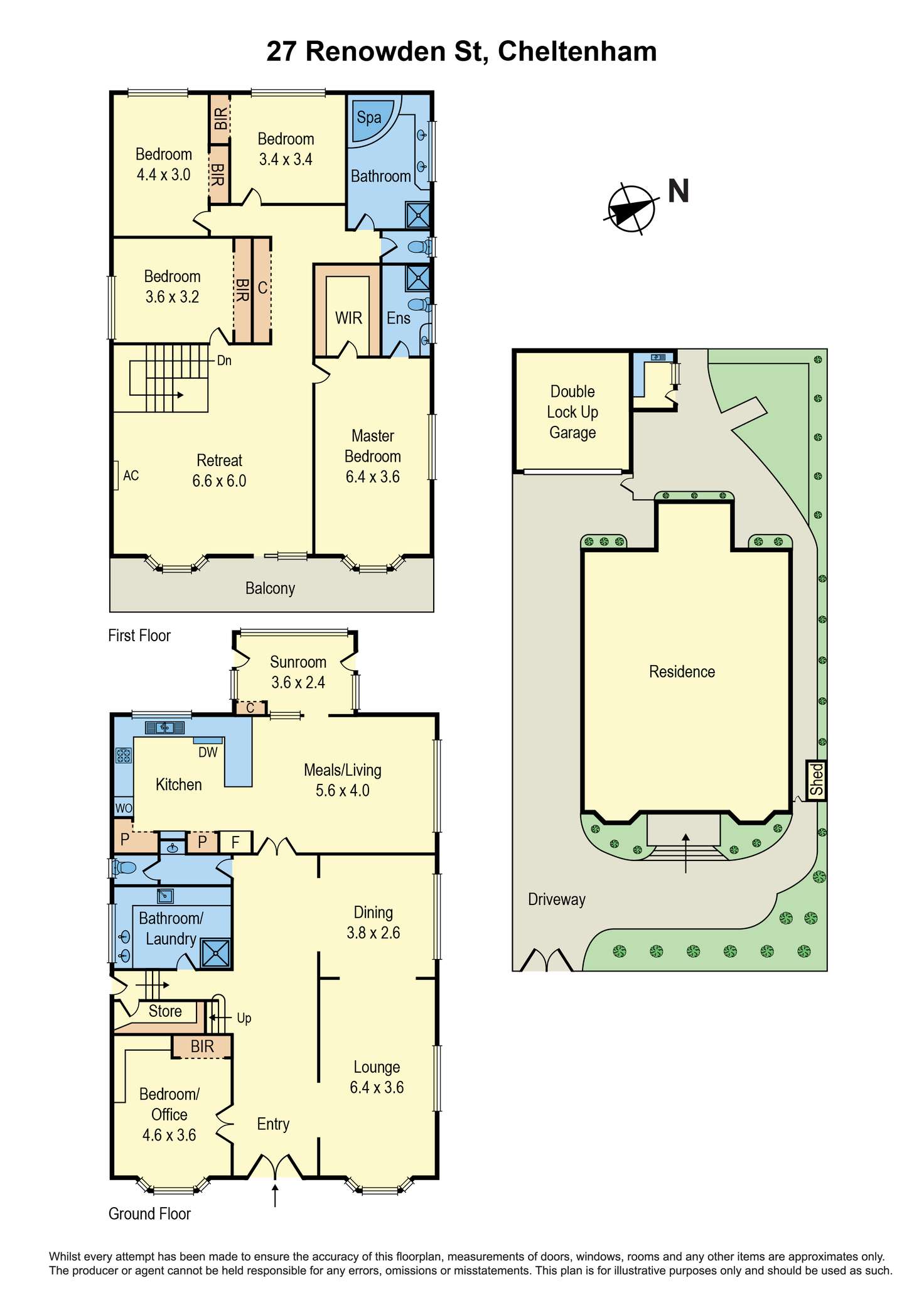 Floorplan of Homely house listing, 27 Renowden Street, Cheltenham VIC 3192