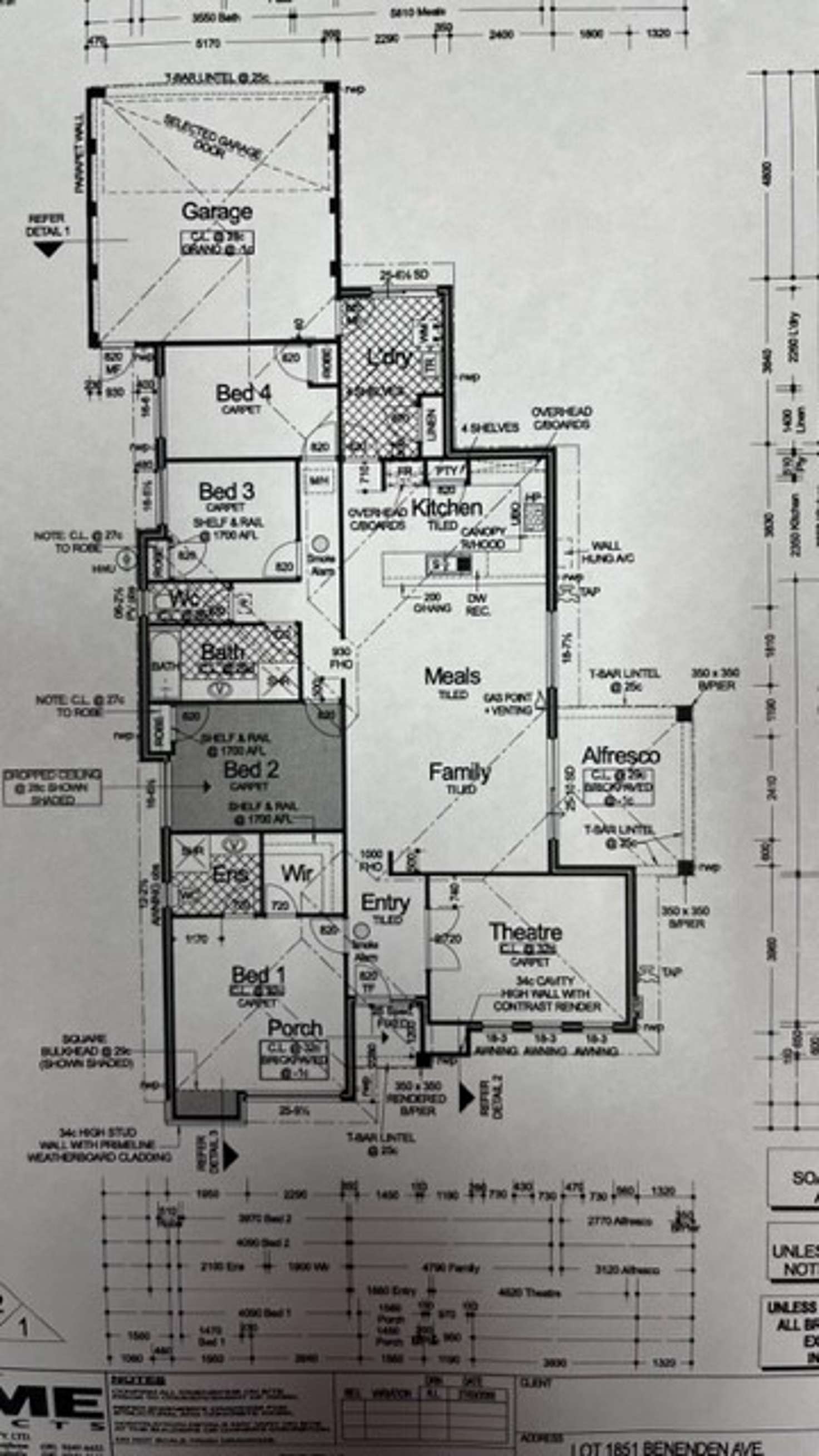 Floorplan of Homely house listing, 153 Benenden Avenue, Butler WA 6036