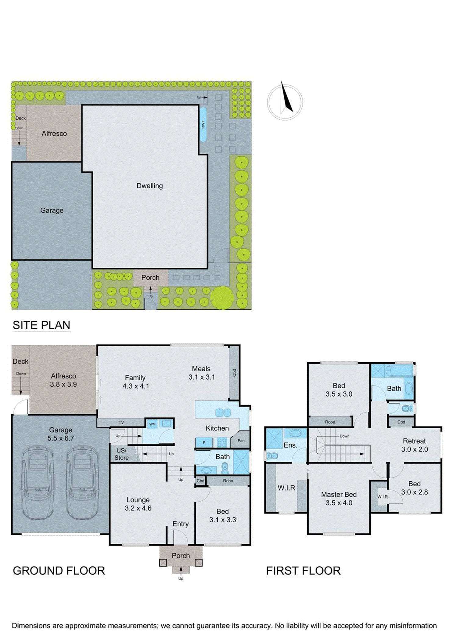 Floorplan of Homely townhouse listing, 27A Springfield Road, Box Hill North VIC 3129