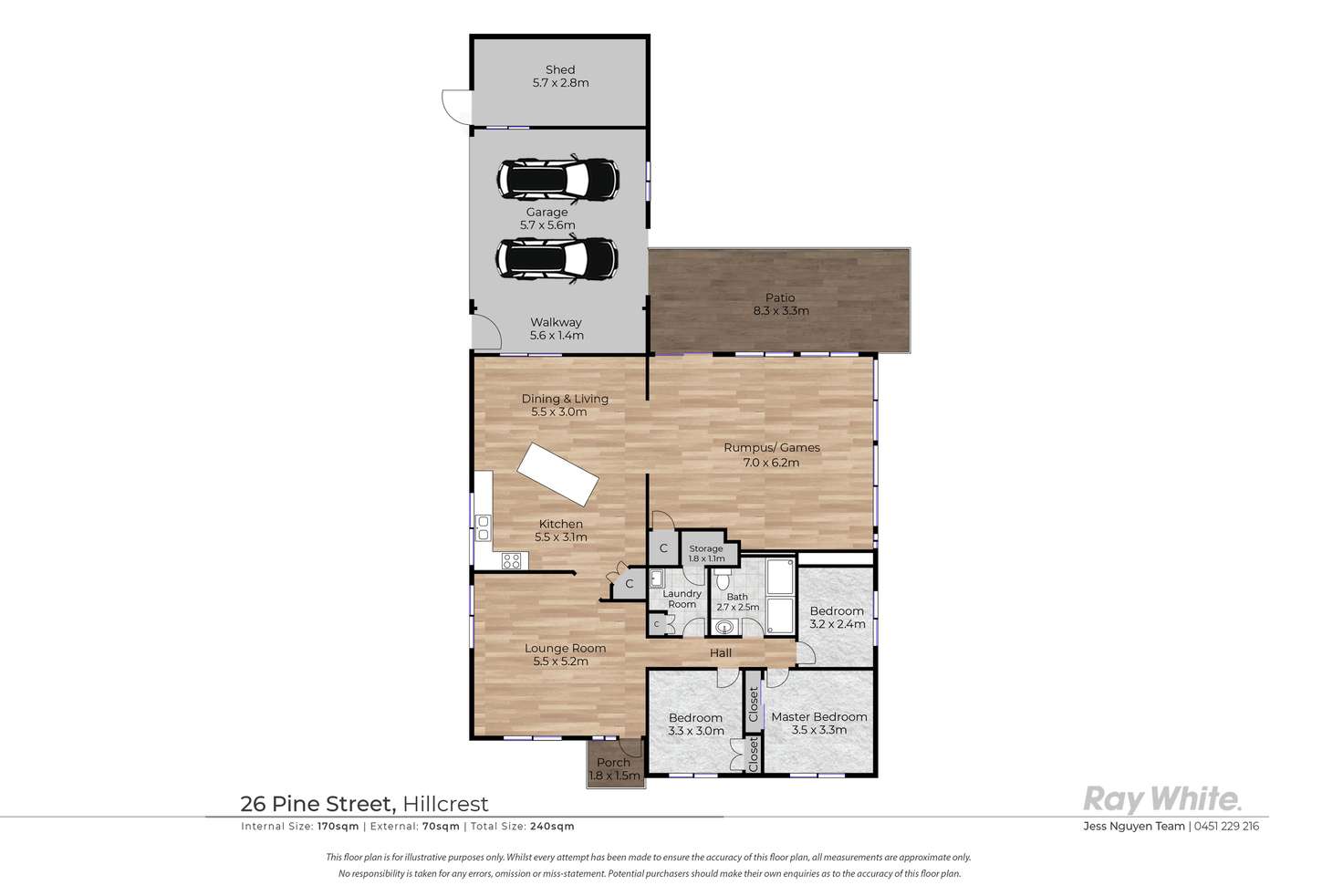Floorplan of Homely house listing, 26 Pine Street, Hillcrest QLD 4118