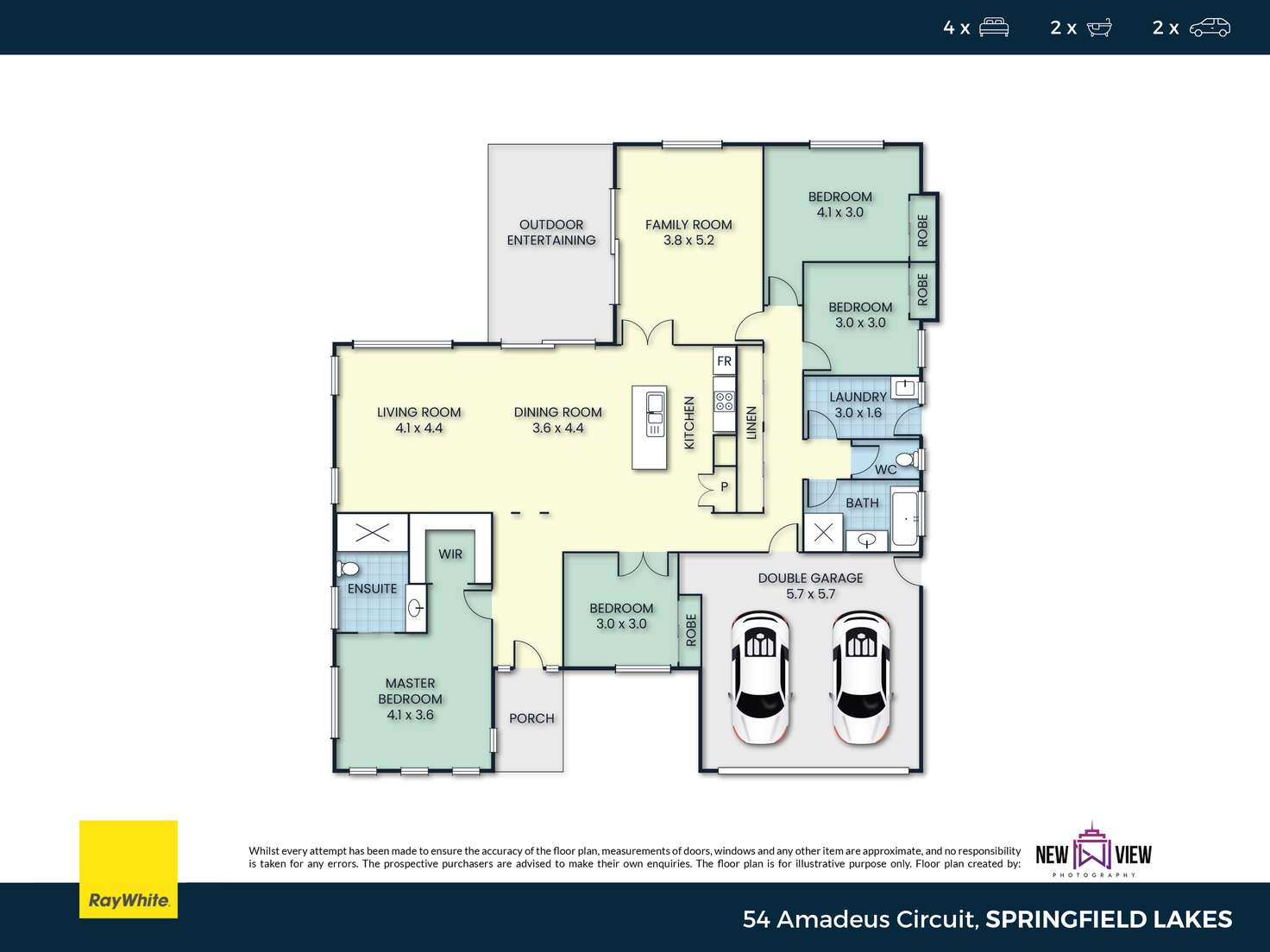 Floorplan of Homely house listing, 54 Amadeus Circuit, Springfield Lakes QLD 4300