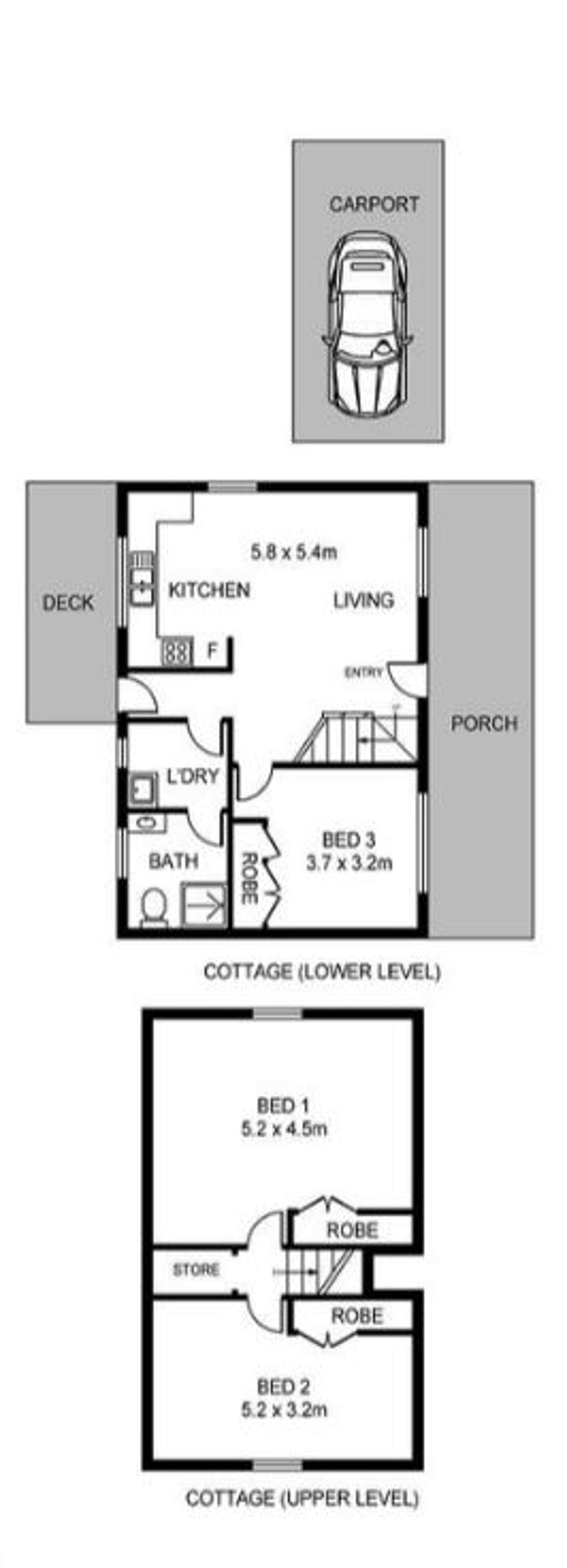 Floorplan of Homely house listing, Cabin 131 Oak Road, Matcham NSW 2250