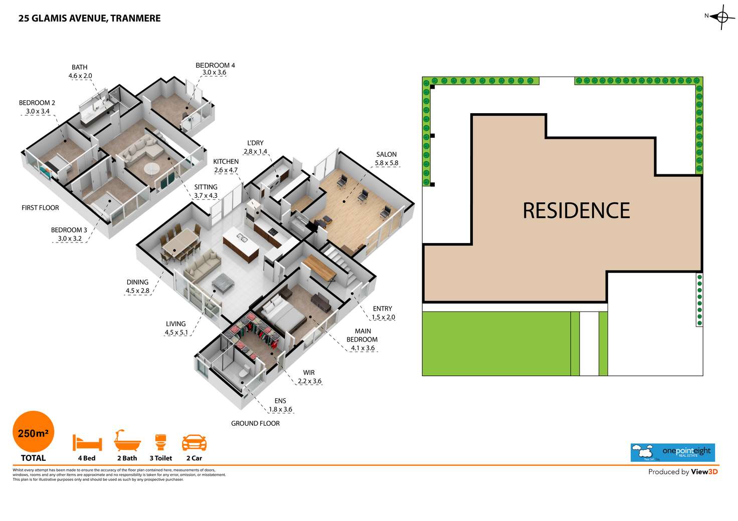 Floorplan of Homely house listing, 25 Glamis Avenue, Tranmere SA 5073