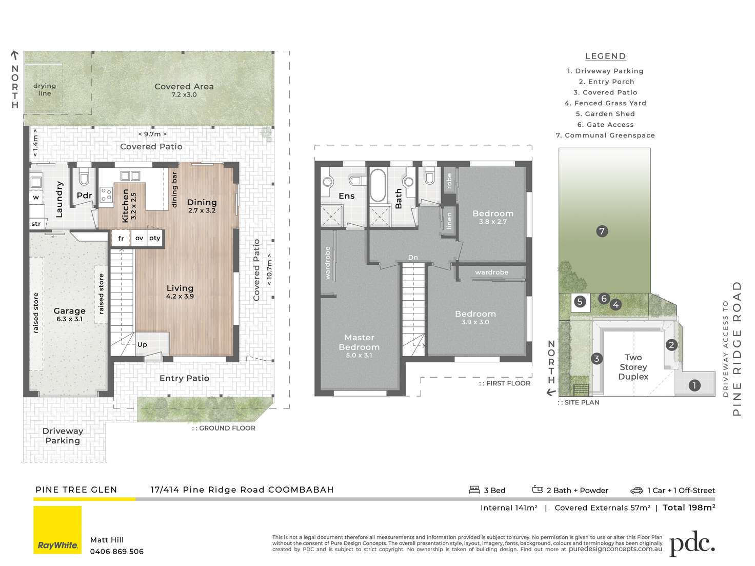 Floorplan of Homely townhouse listing, 17/414 Pine Ridge Road, Coombabah QLD 4216