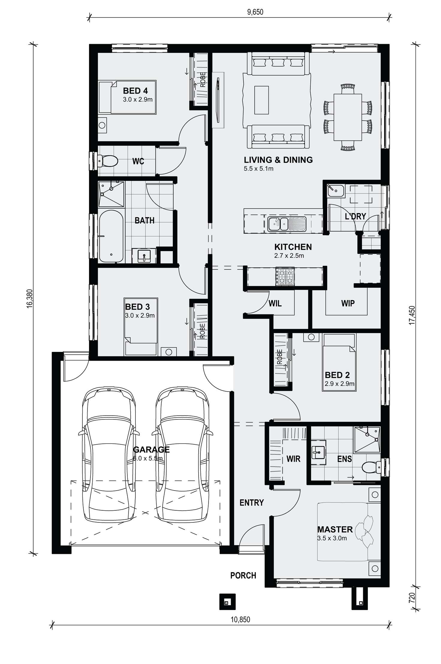 Floorplan of Homely house listing, Lot 2603 Minta Estate, Berwick VIC 3806