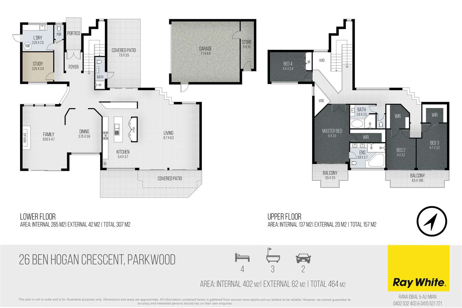 Floorplan of Homely house listing, 26 Ben Hogan Crescent, Parkwood QLD 4214