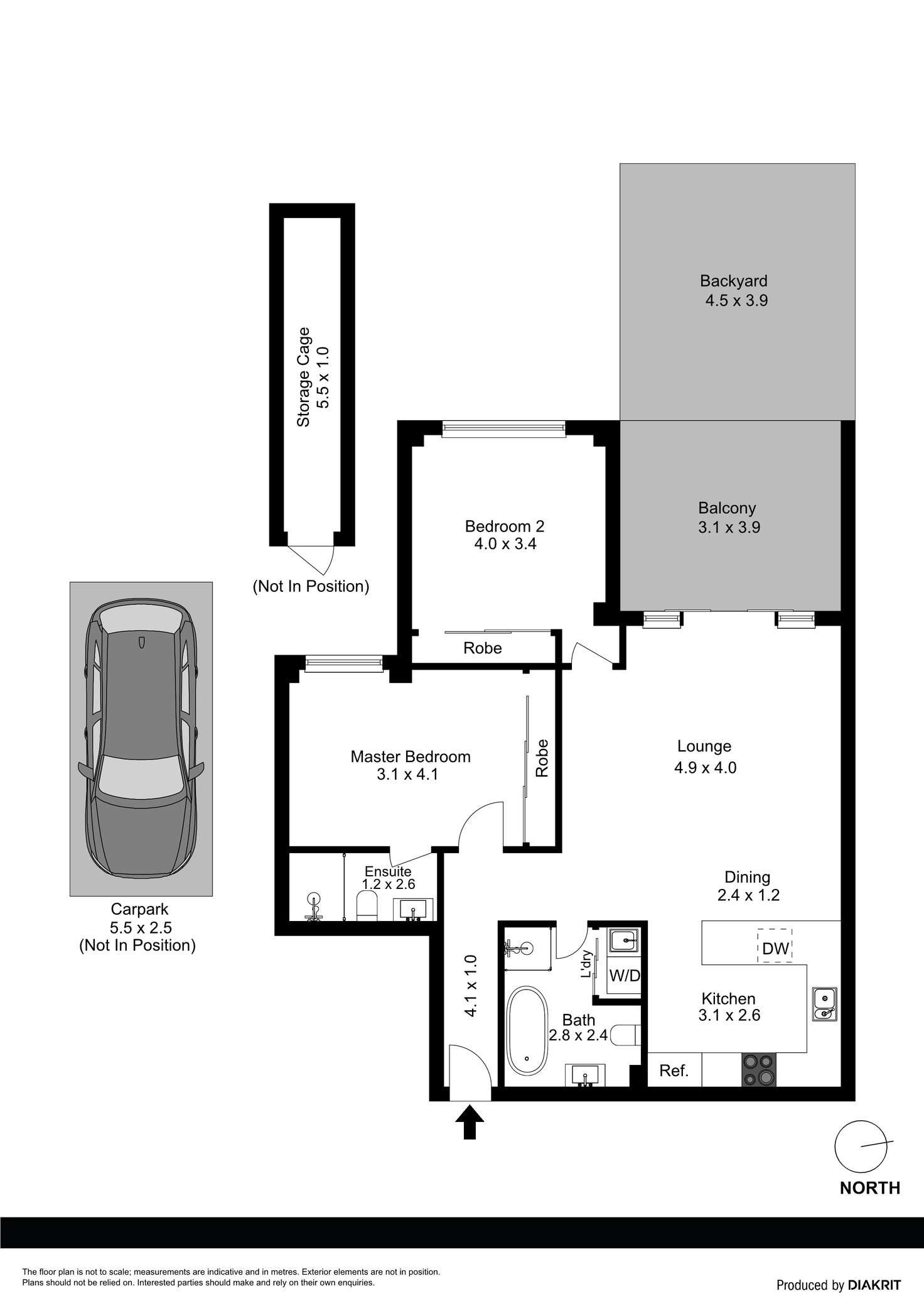 Floorplan of Homely unit listing, 10/1-3 Belair Close, Hornsby NSW 2077