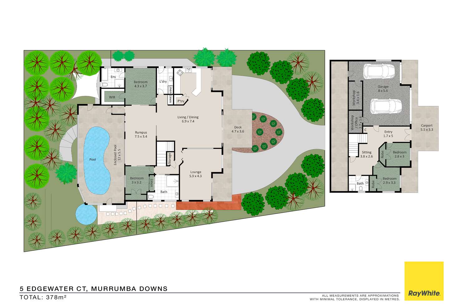 Floorplan of Homely house listing, 5 Edgewater Court, Murrumba Downs QLD 4503