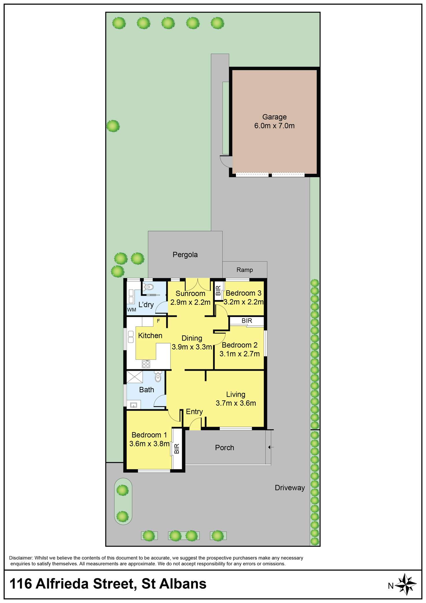 Floorplan of Homely house listing, 116 Alfrieda Street, St Albans VIC 3021