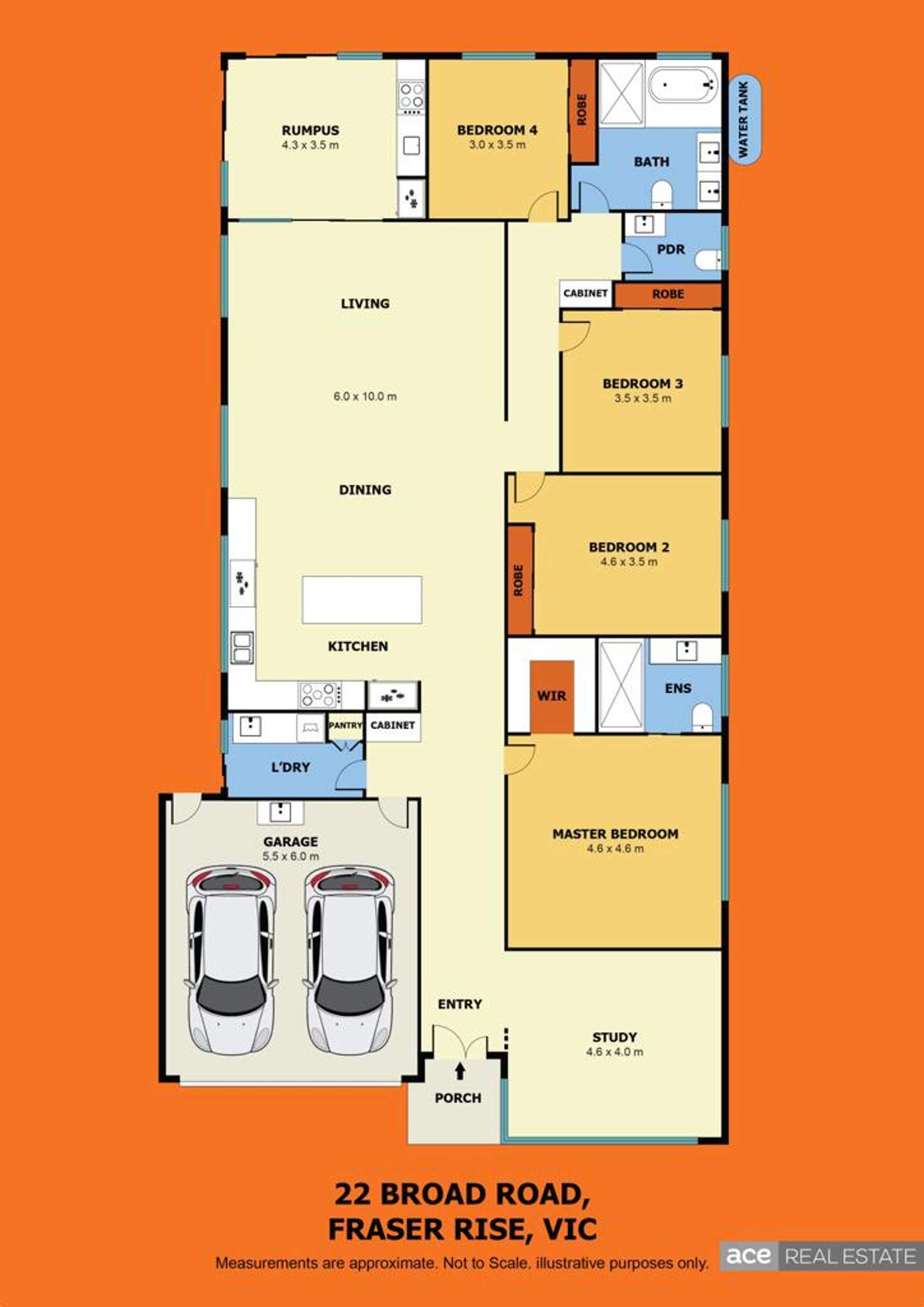 Floorplan of Homely house listing, 22 Broad Road, Fraser Rise VIC 3336