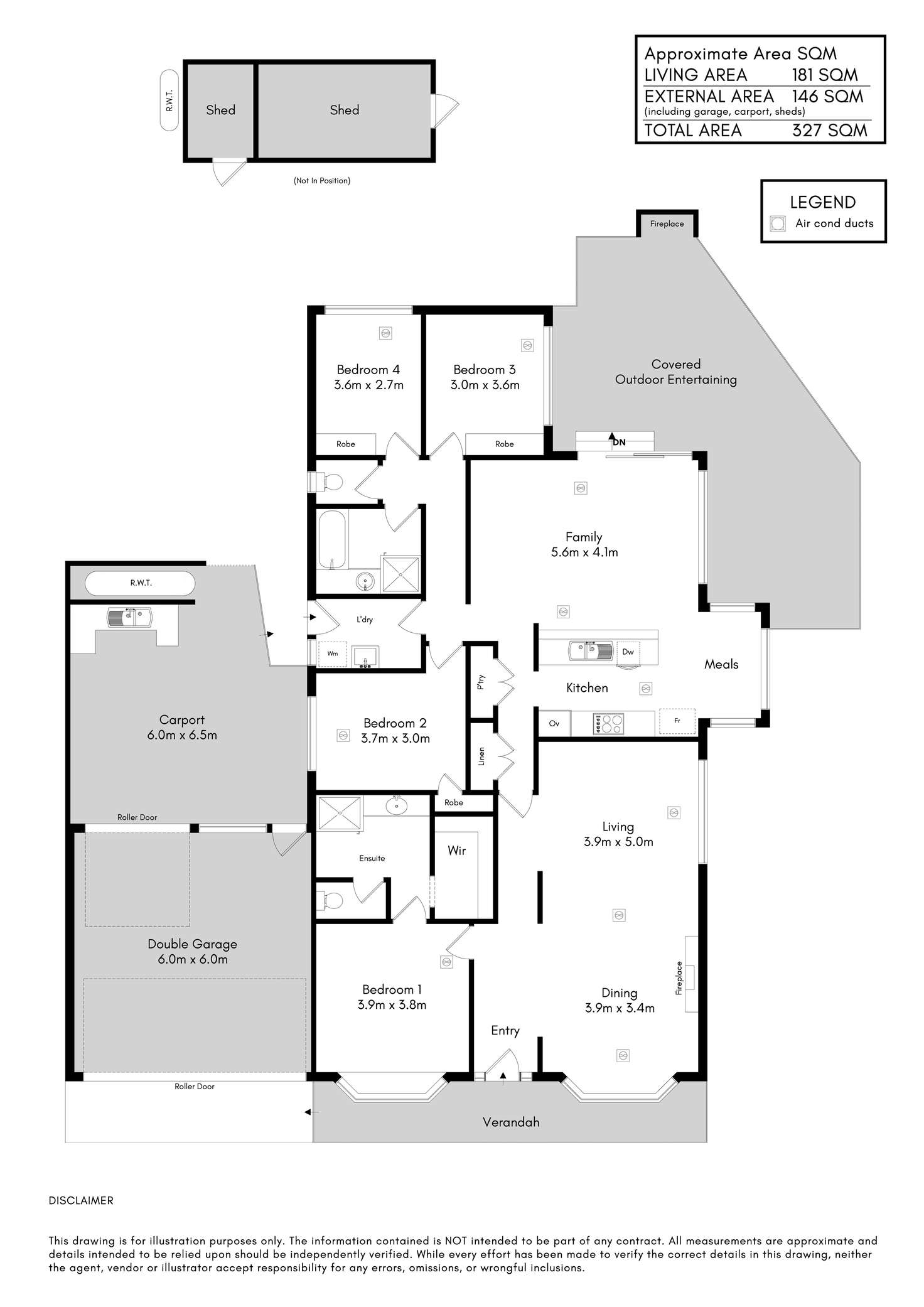 Floorplan of Homely house listing, 12 Springwood Court, Aberfoyle Park SA 5159