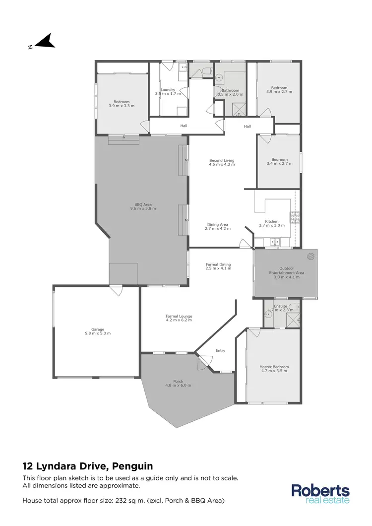 Floorplan of Homely house listing, 12 Lyndara Drive, Penguin TAS 7316