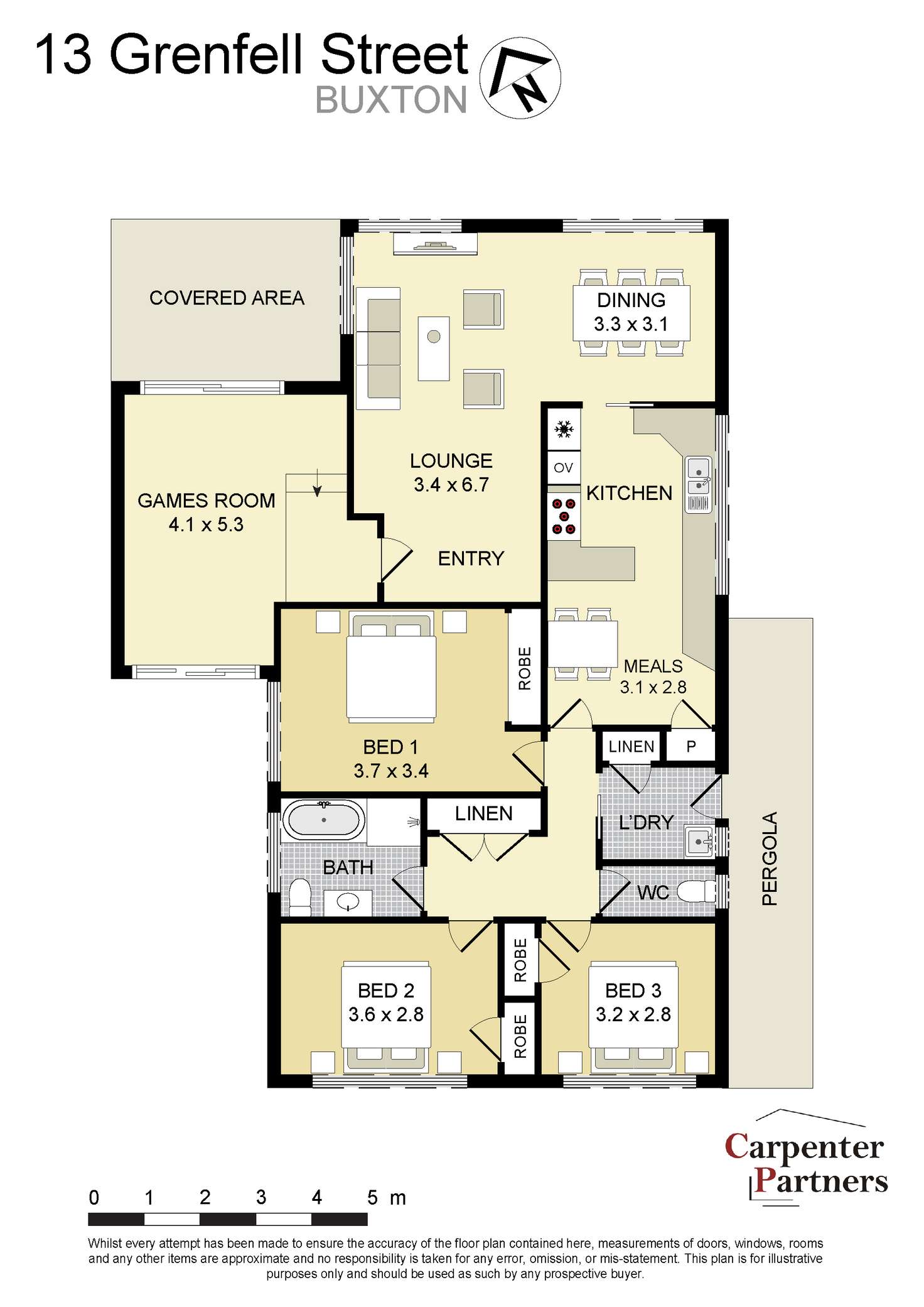 Floorplan of Homely house listing, 13A Grenfell Street, Buxton NSW 2571