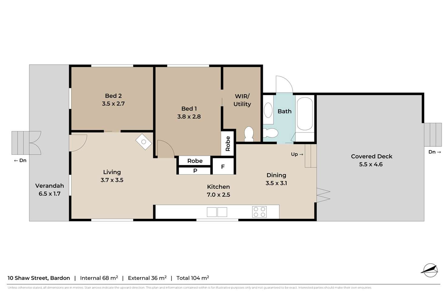 Floorplan of Homely house listing, 10 Shaw Street, Bardon QLD 4065