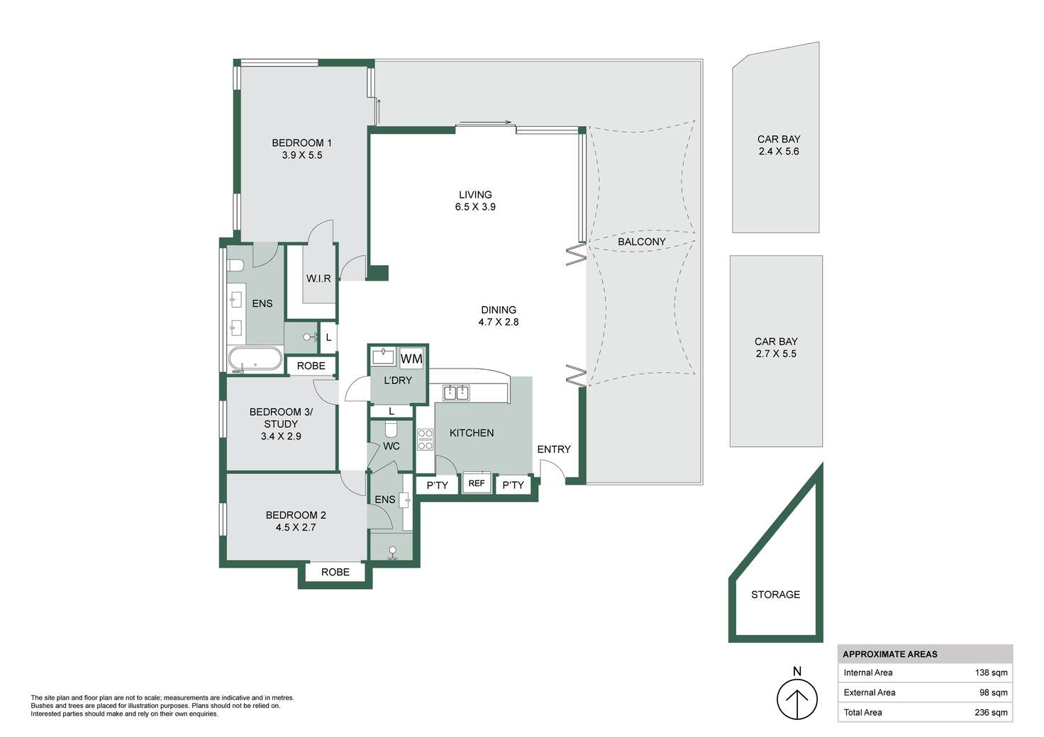 Floorplan of Homely apartment listing, 2/81 Stirling Highway, Nedlands WA 6009