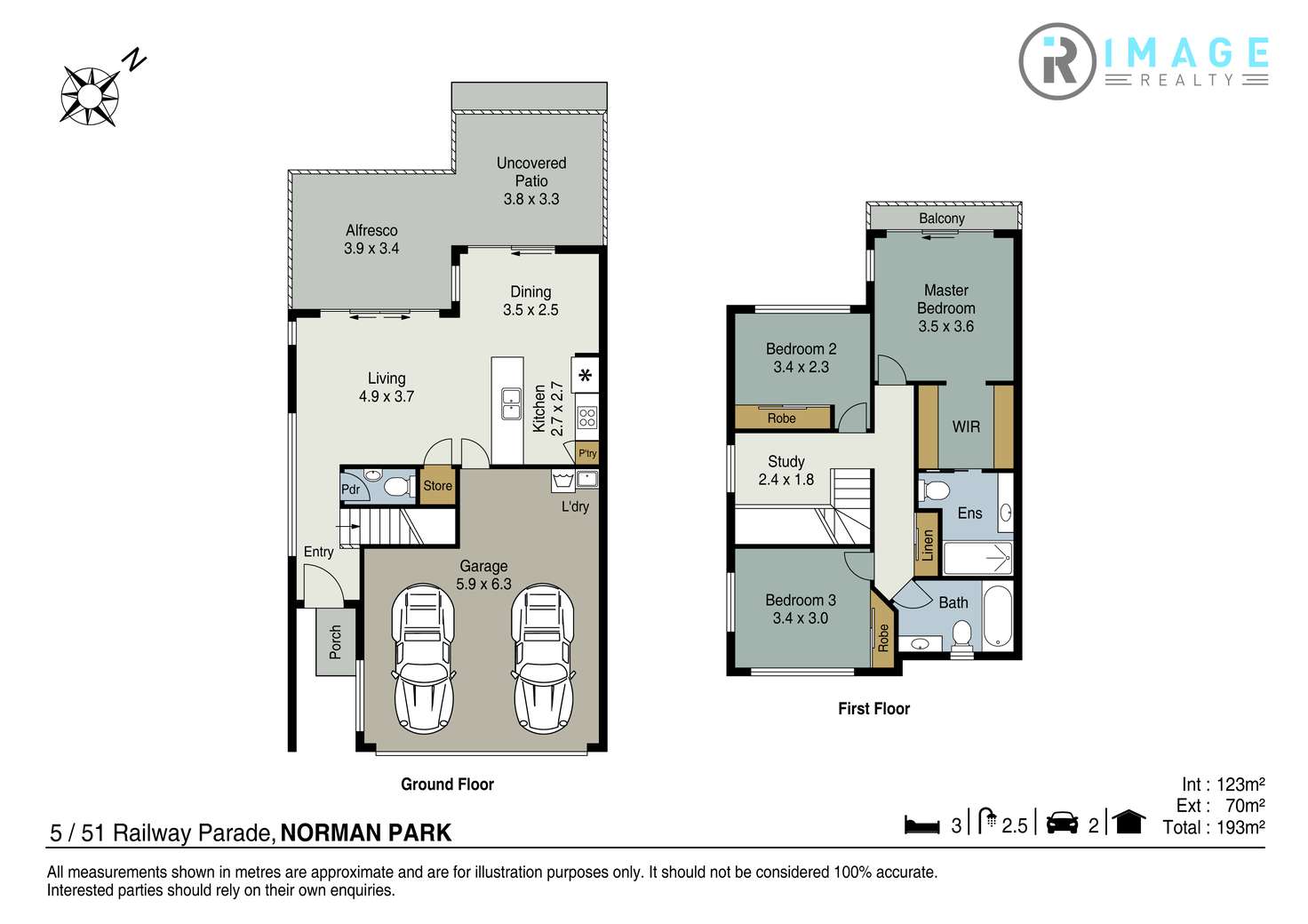 Floorplan of Homely townhouse listing, 5/51 Railway Parade, Norman Park QLD 4170