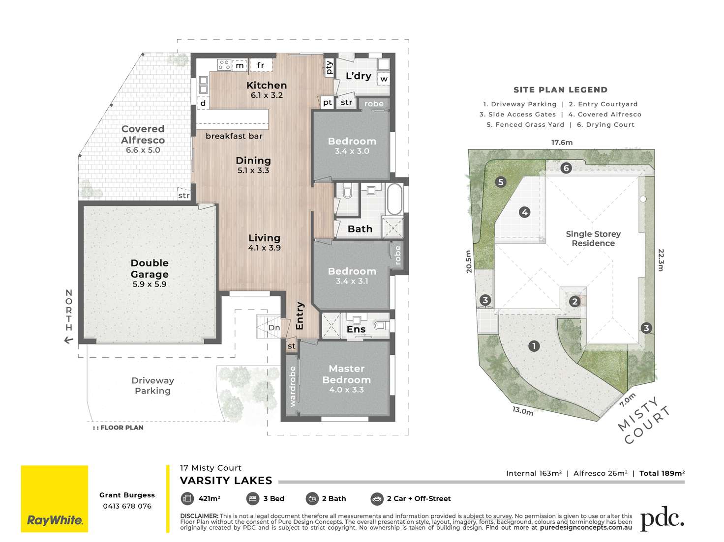 Floorplan of Homely house listing, 17 Misty Court, Varsity Lakes QLD 4227