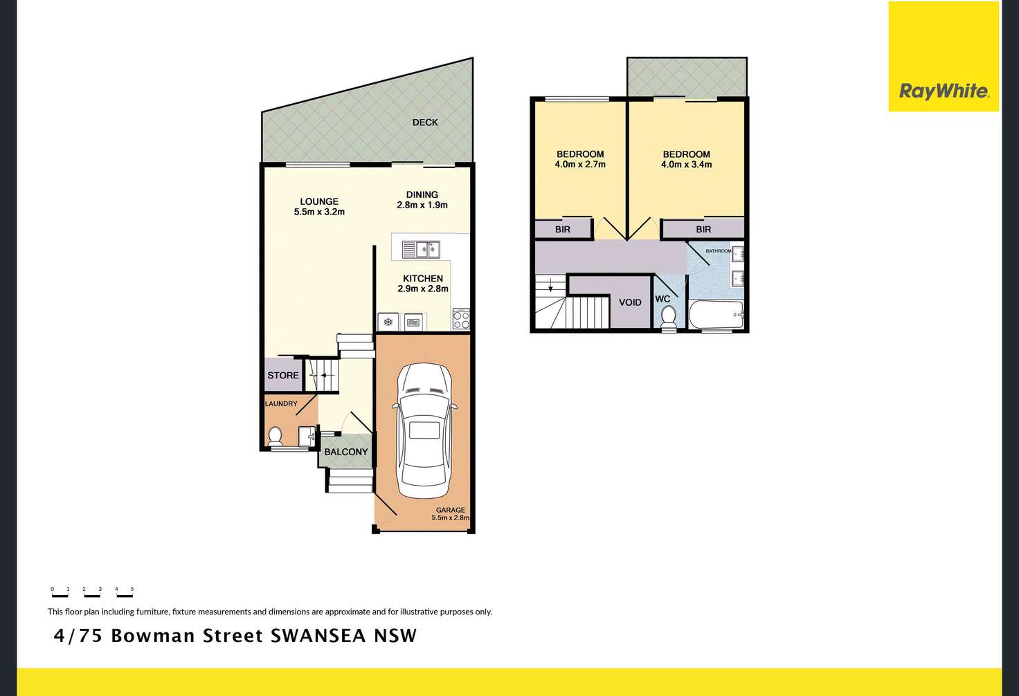 Floorplan of Homely house listing, 5/75 Bowman Street, Swansea NSW 2281