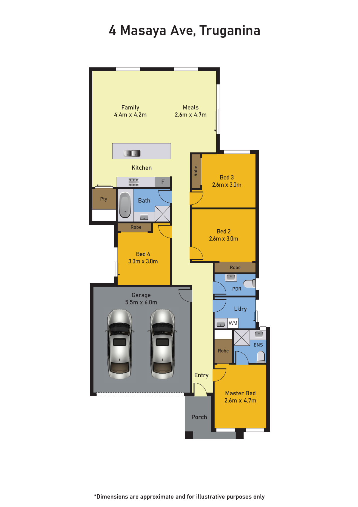 Floorplan of Homely house listing, 4 Masaya Avenue, Truganina VIC 3029