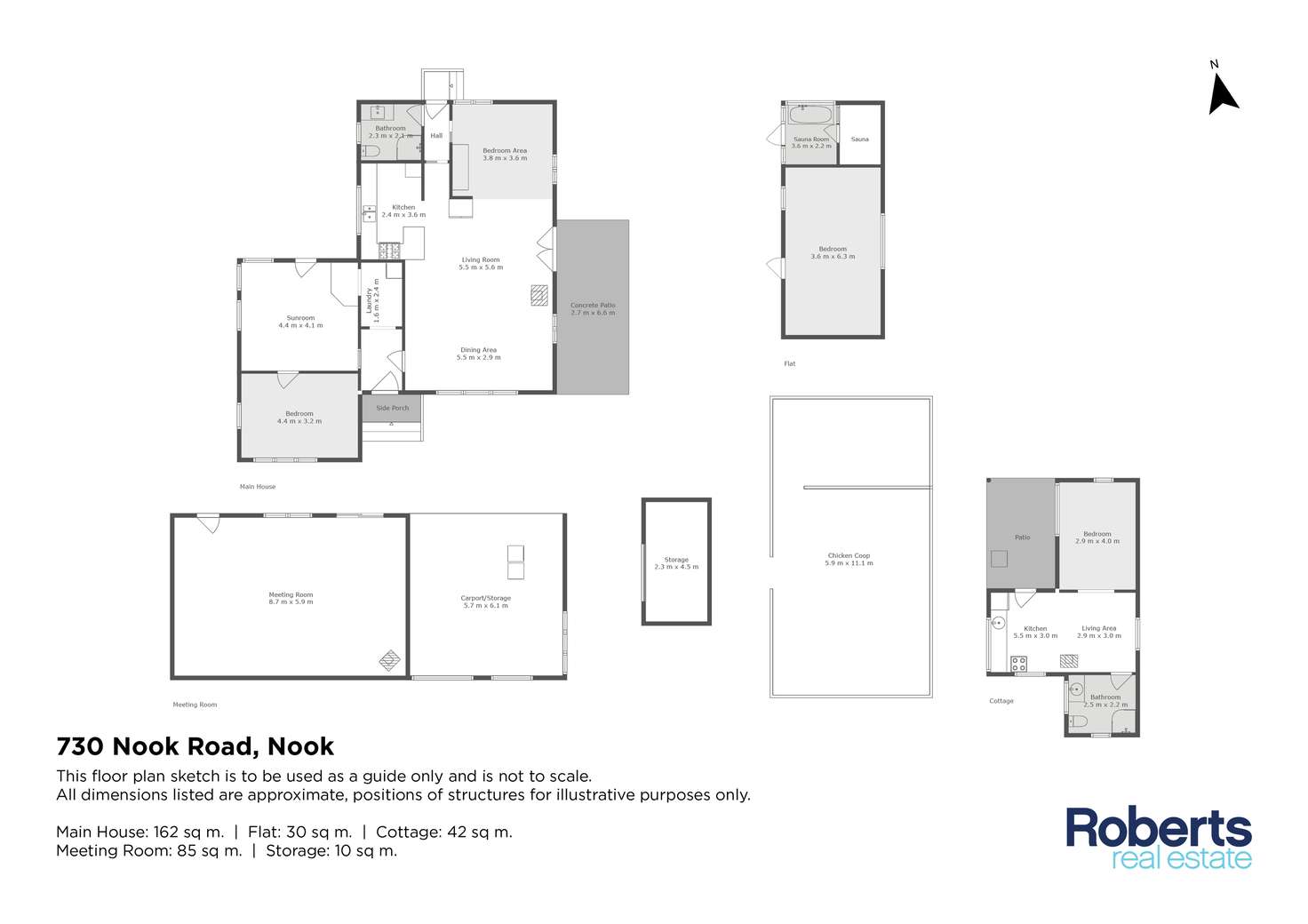 Floorplan of Homely house listing, 730 Nook Road, Nook TAS 7306