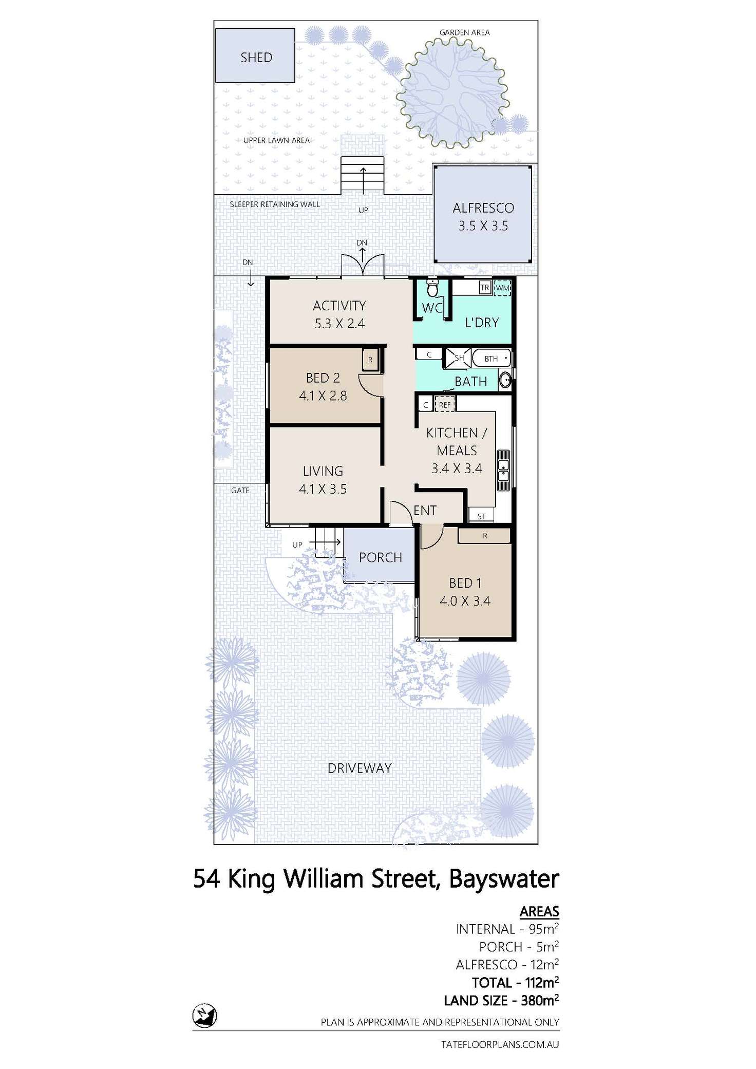 Floorplan of Homely house listing, 54 King William Street, Bayswater WA 6053