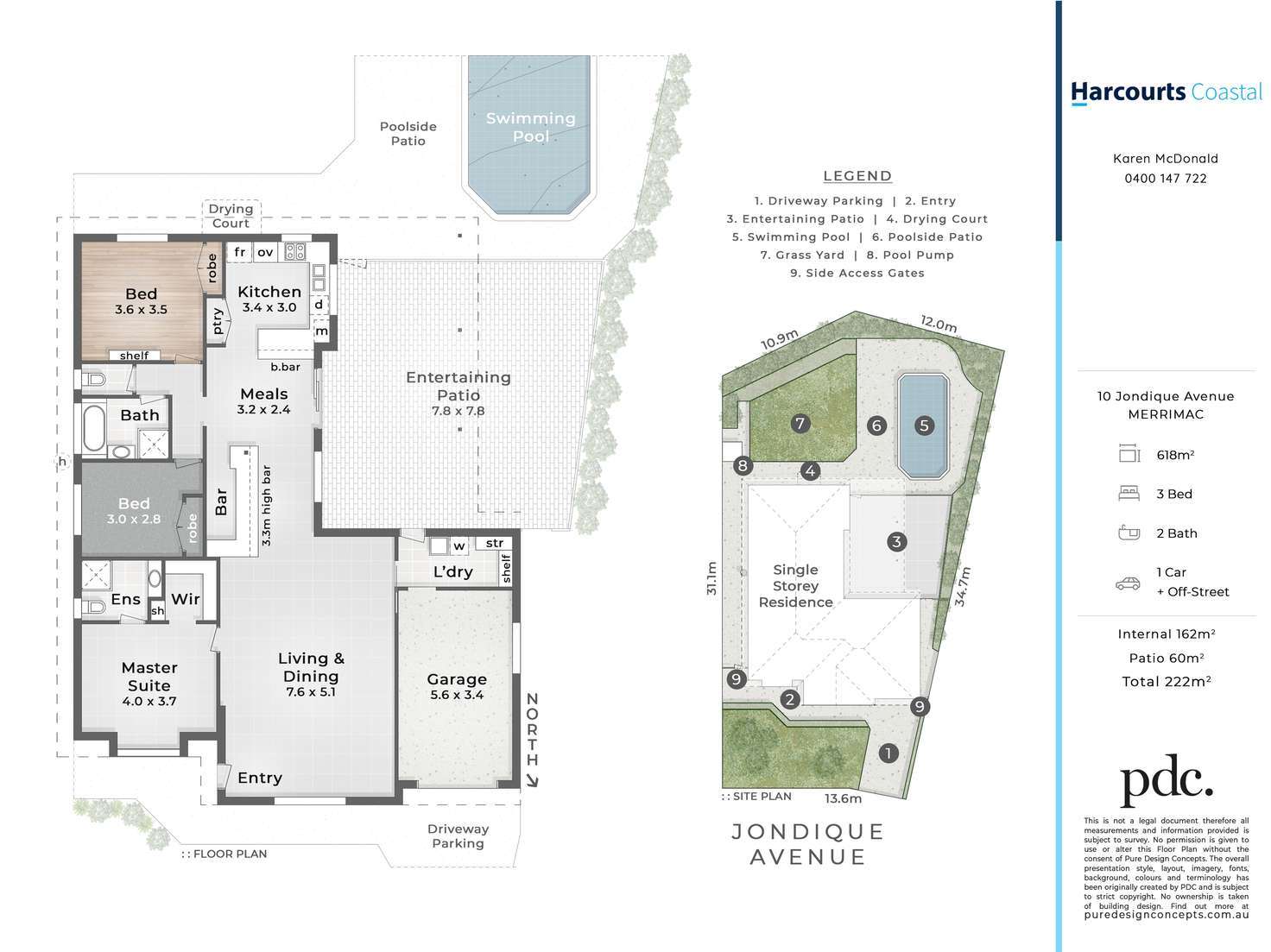 Floorplan of Homely house listing, 10 Jondique Avenue, Merrimac QLD 4226