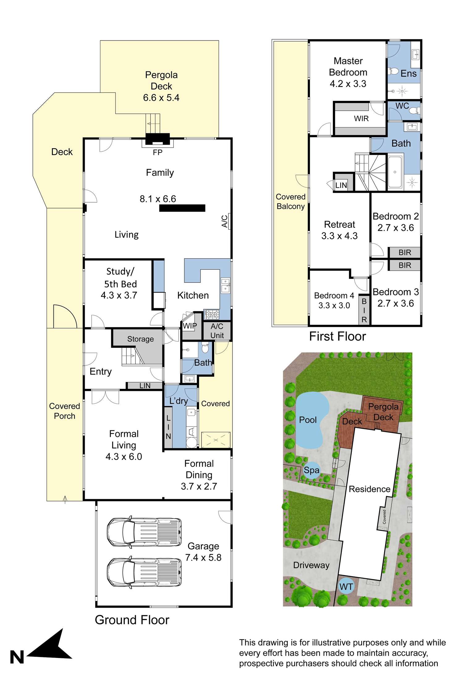 Floorplan of Homely house listing, 1 Belinda Crescent, Wheelers Hill VIC 3150