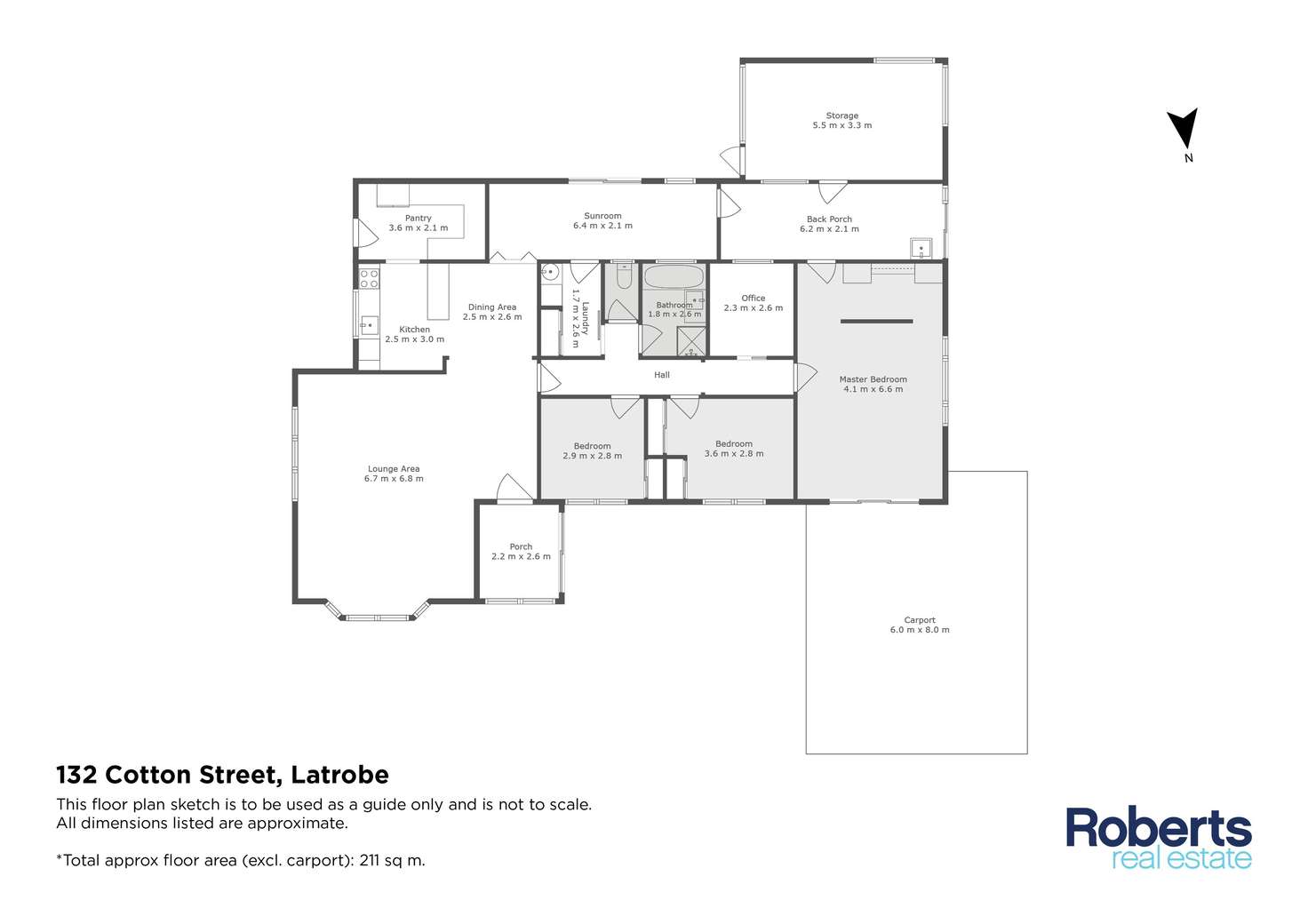 Floorplan of Homely house listing, 132 Cotton Street, Latrobe TAS 7307