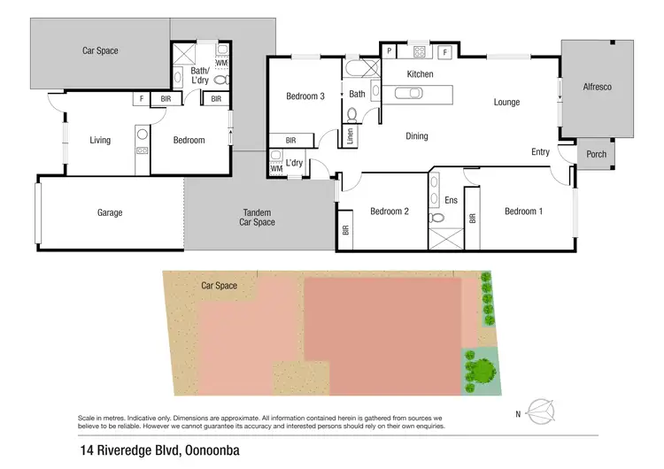 Floorplan of Homely house listing, 14 Riveredge Boulevard, Oonoonba QLD 4811