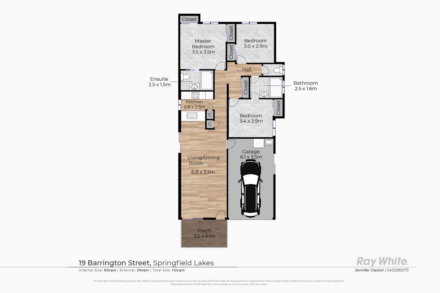 Floorplan of Homely house listing, 19 Barrington Street, Springfield Lakes QLD 4300