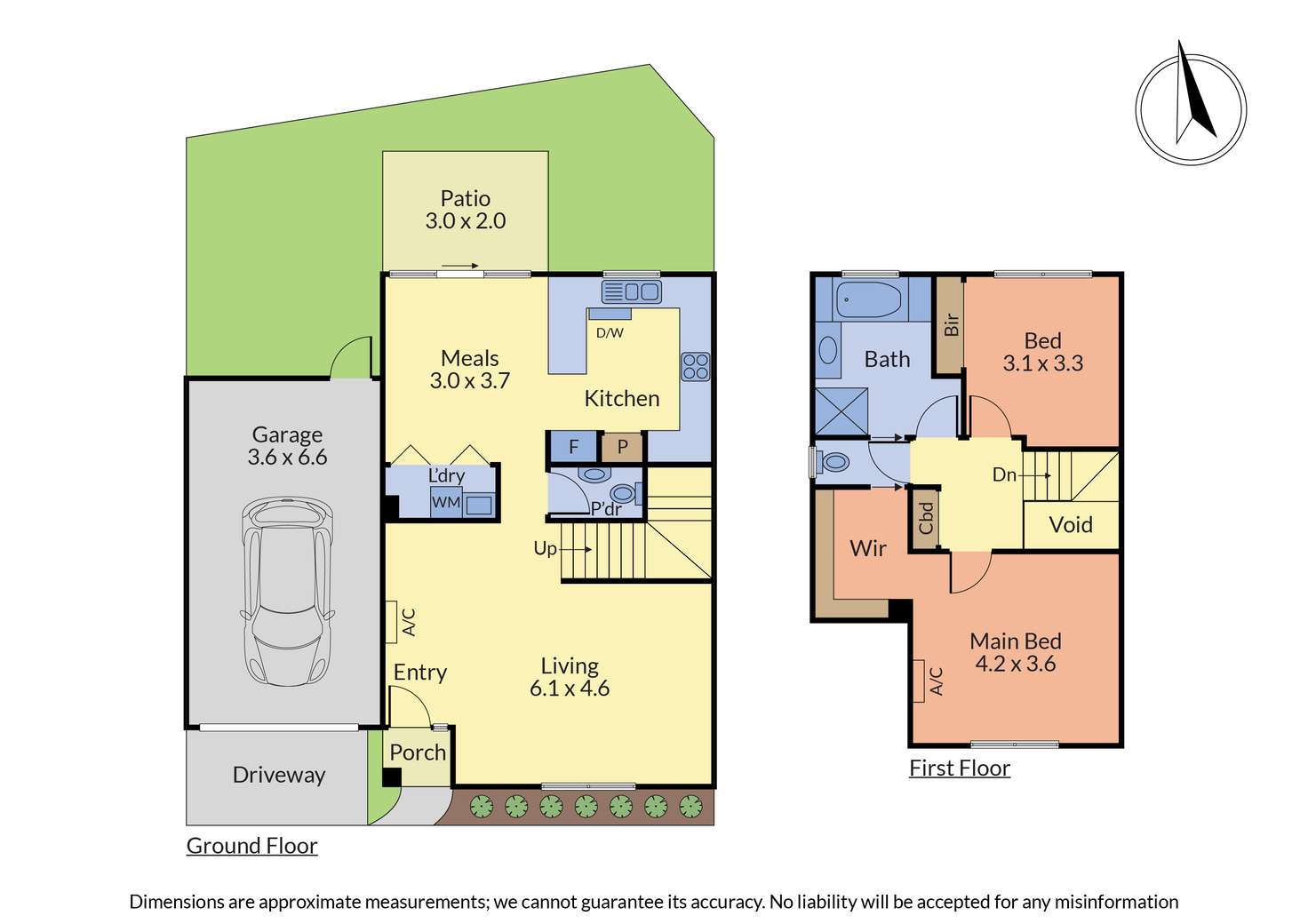 Floorplan of Homely townhouse listing, 2/30 Simon Court, Hampton Park VIC 3976