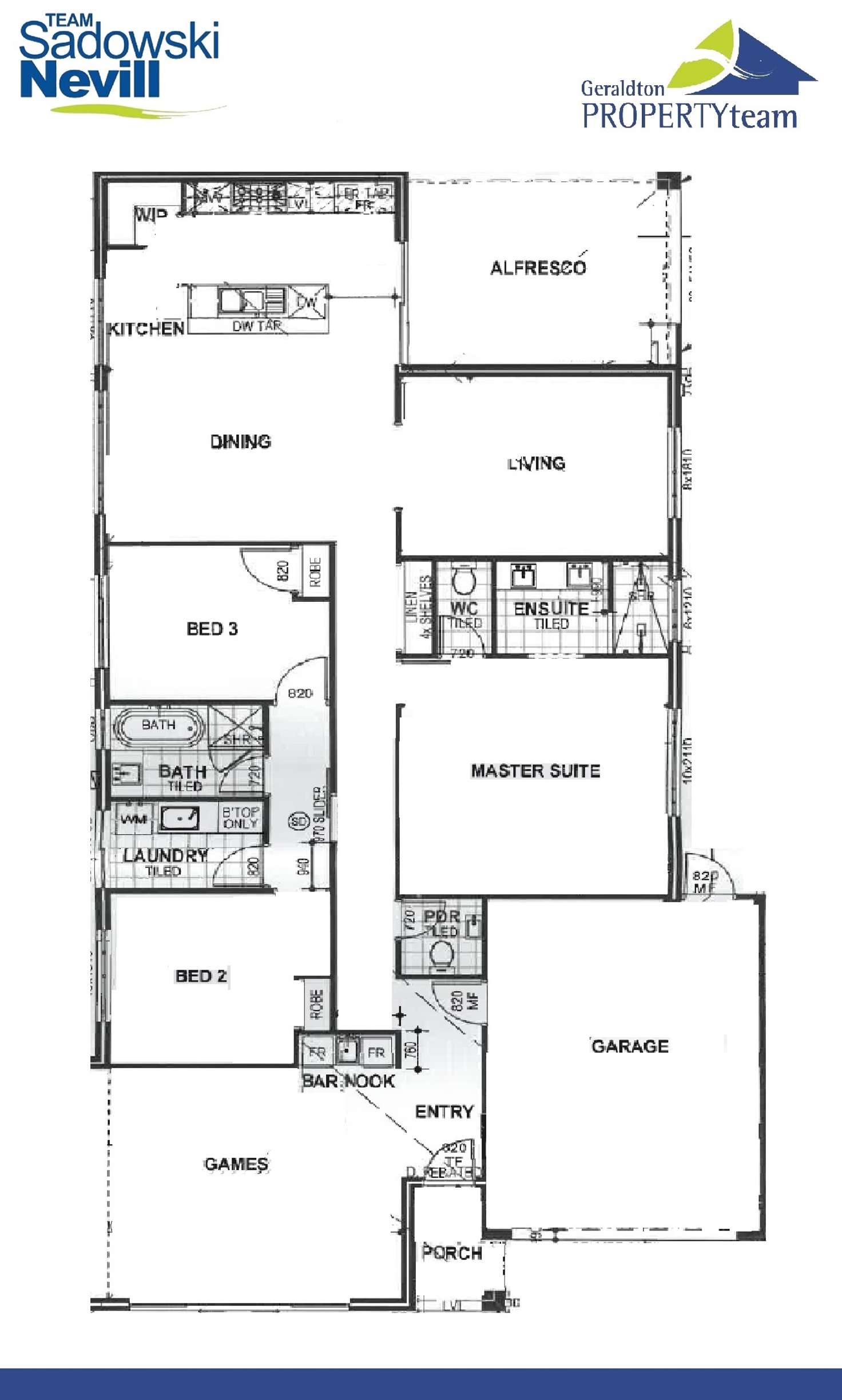 Floorplan of Homely house listing, 118 Fitzgerald Street, Beachlands WA 6530