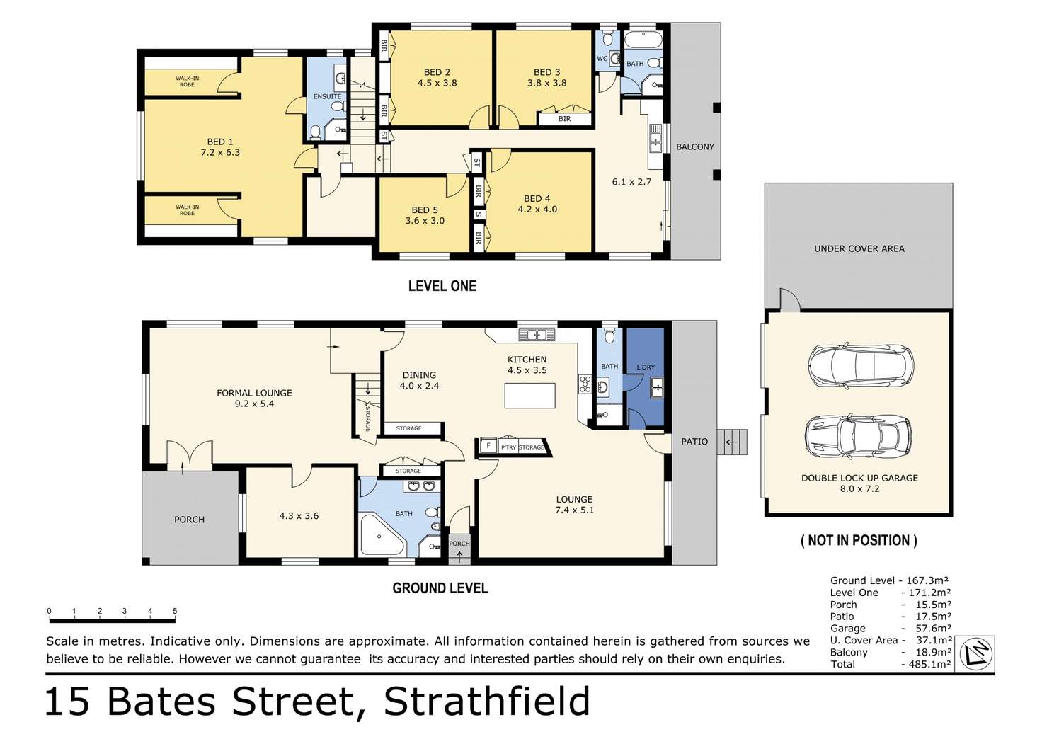 Floorplan of Homely house listing, 15 Bates Street, Strathfield NSW 2135