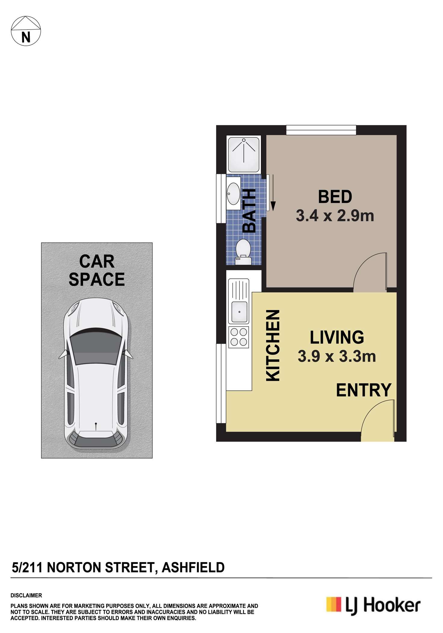 Floorplan of Homely apartment listing, 5/211 Norton Street, Ashfield NSW 2131