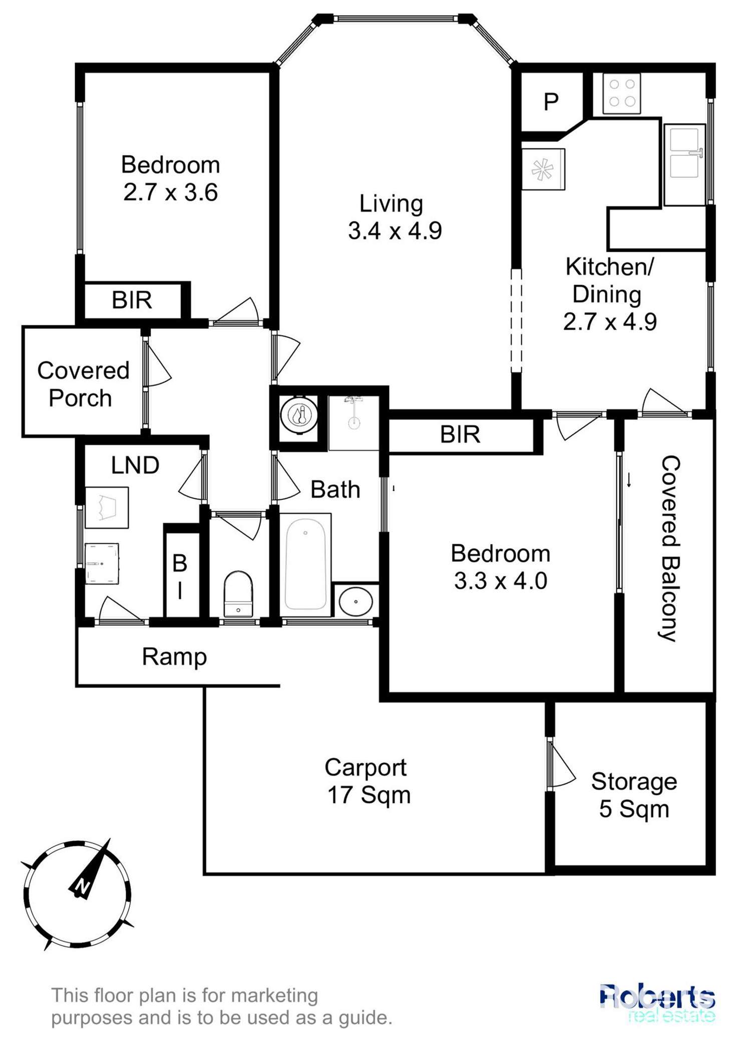 Floorplan of Homely villa listing, 1 and 4/63 Brent Street, Glenorchy TAS 7010
