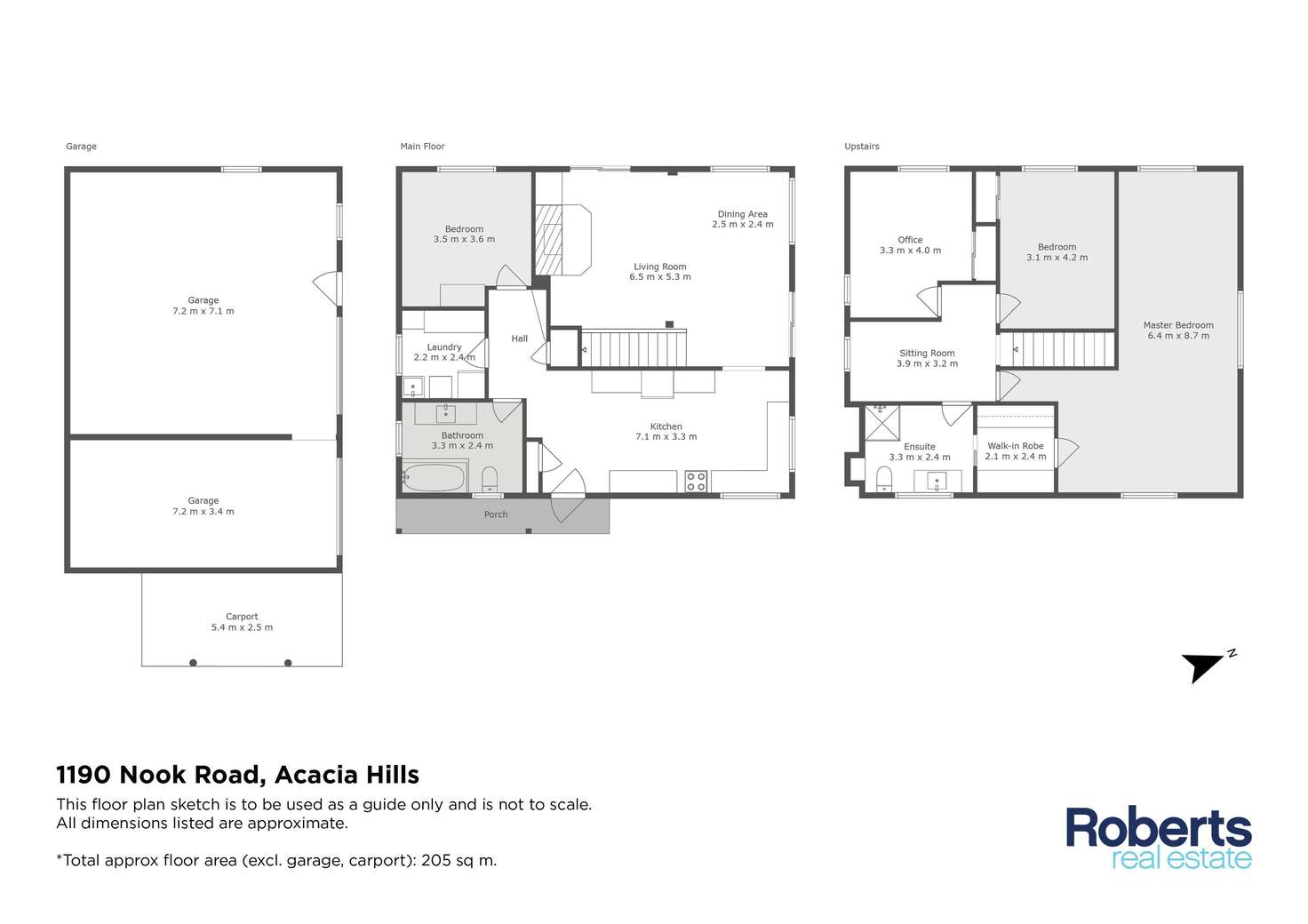 Floorplan of Homely house listing, 1190 Nook Road, Acacia Hills TAS 7306