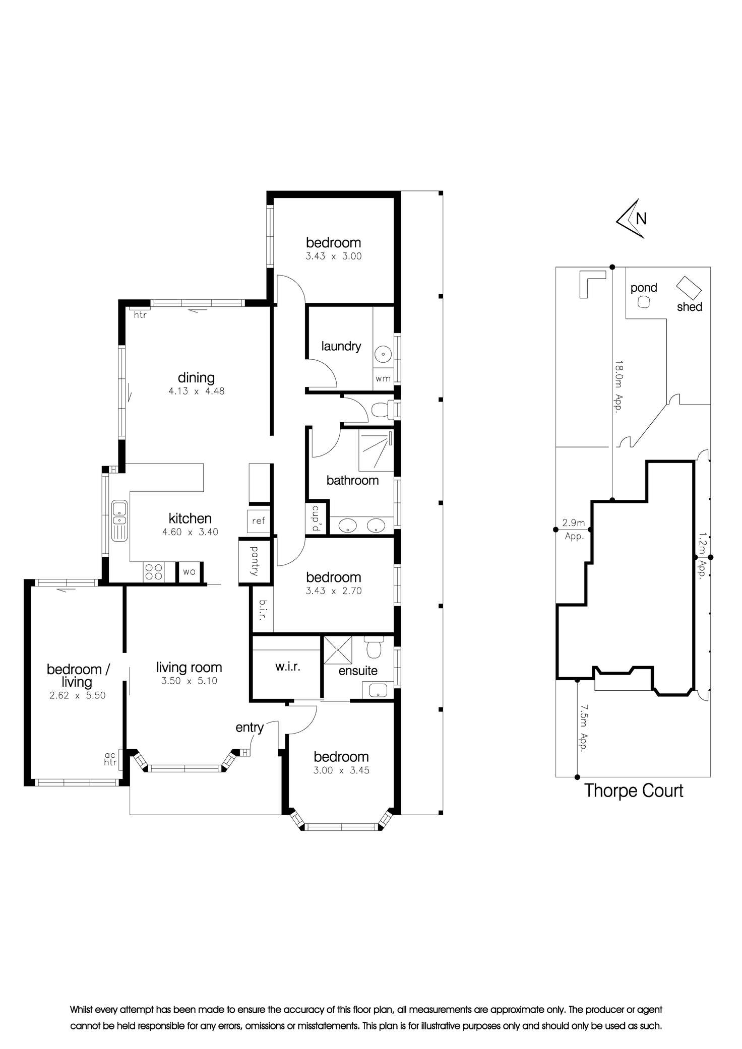 Floorplan of Homely house listing, 11 Thorpe Court, Altona Meadows VIC 3028
