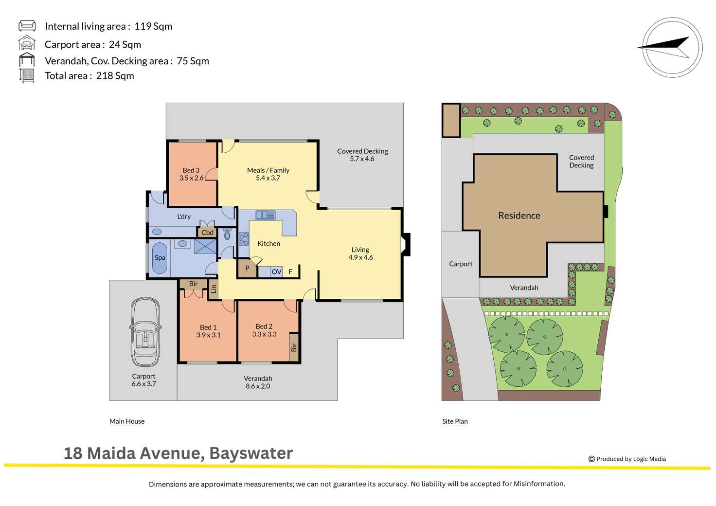 Floorplan of Homely townhouse listing, 1/16-18 Maida Avenue, Bayswater VIC 3153