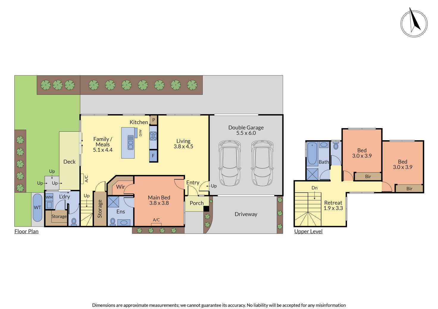 Floorplan of Homely townhouse listing, 3/1 Falconer Road, Boronia VIC 3155